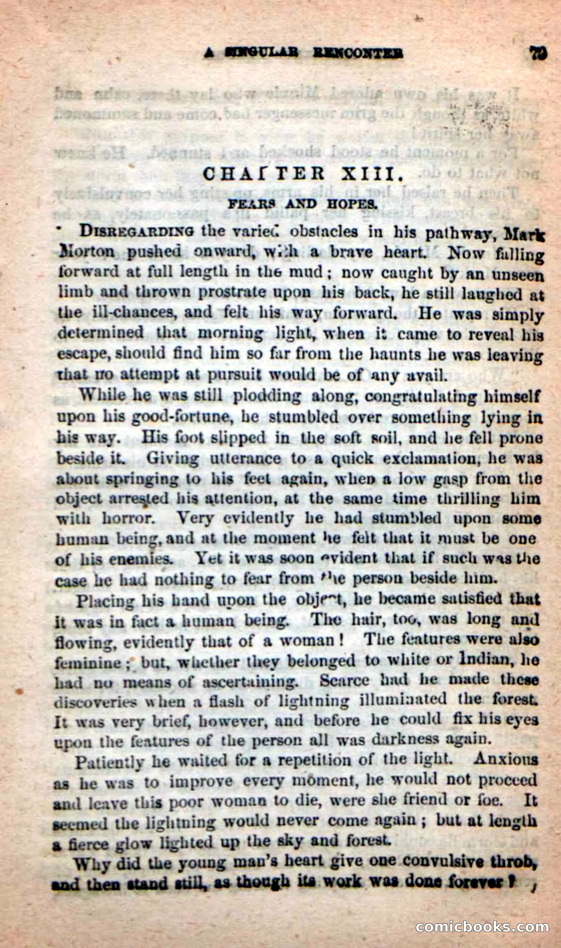 Beadle's Dime Novels: Red-Skin's Pledge — page 75 of 100