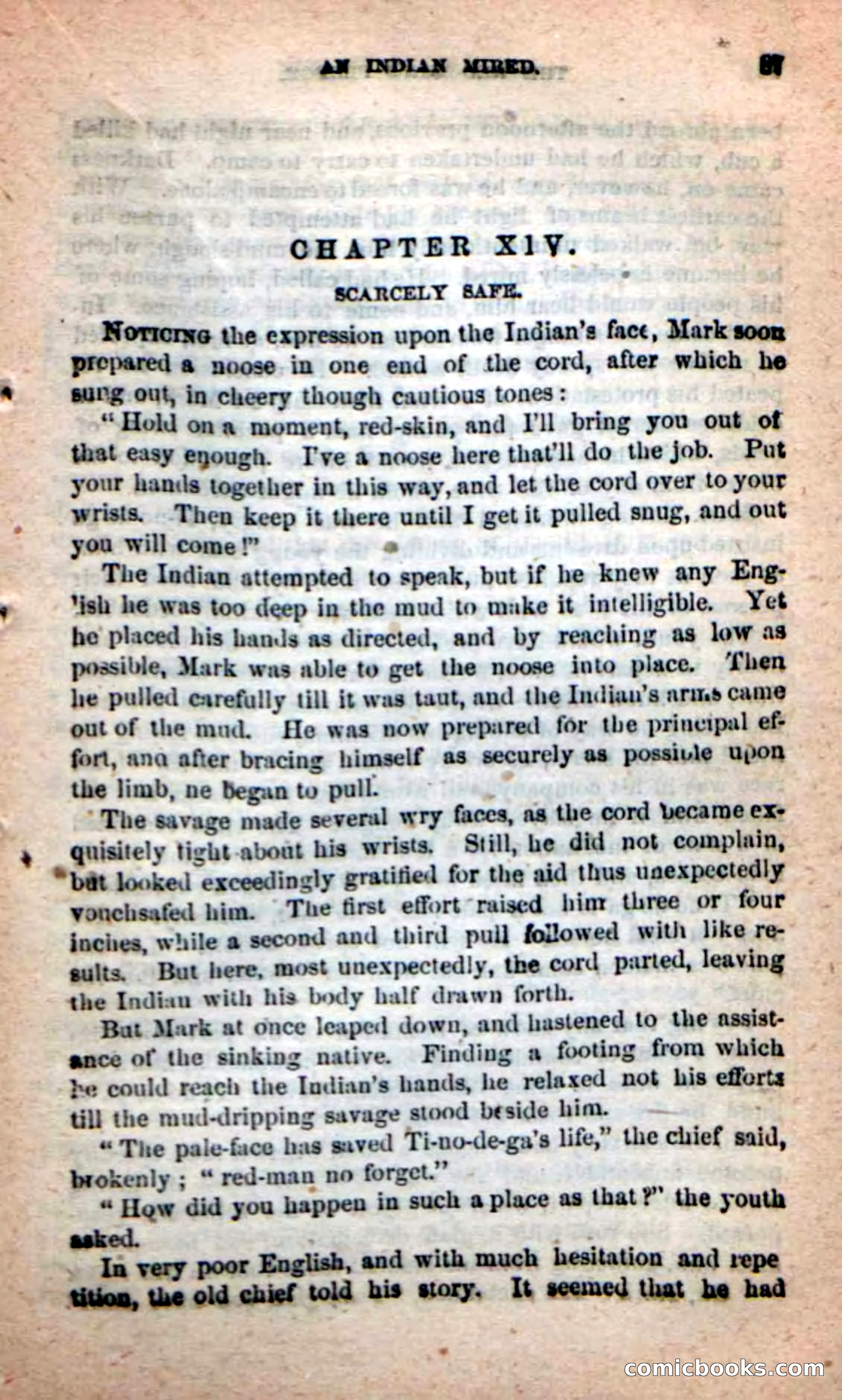 Beadle's Dime Novels: Red-Skin's Pledge — page 83 of 100