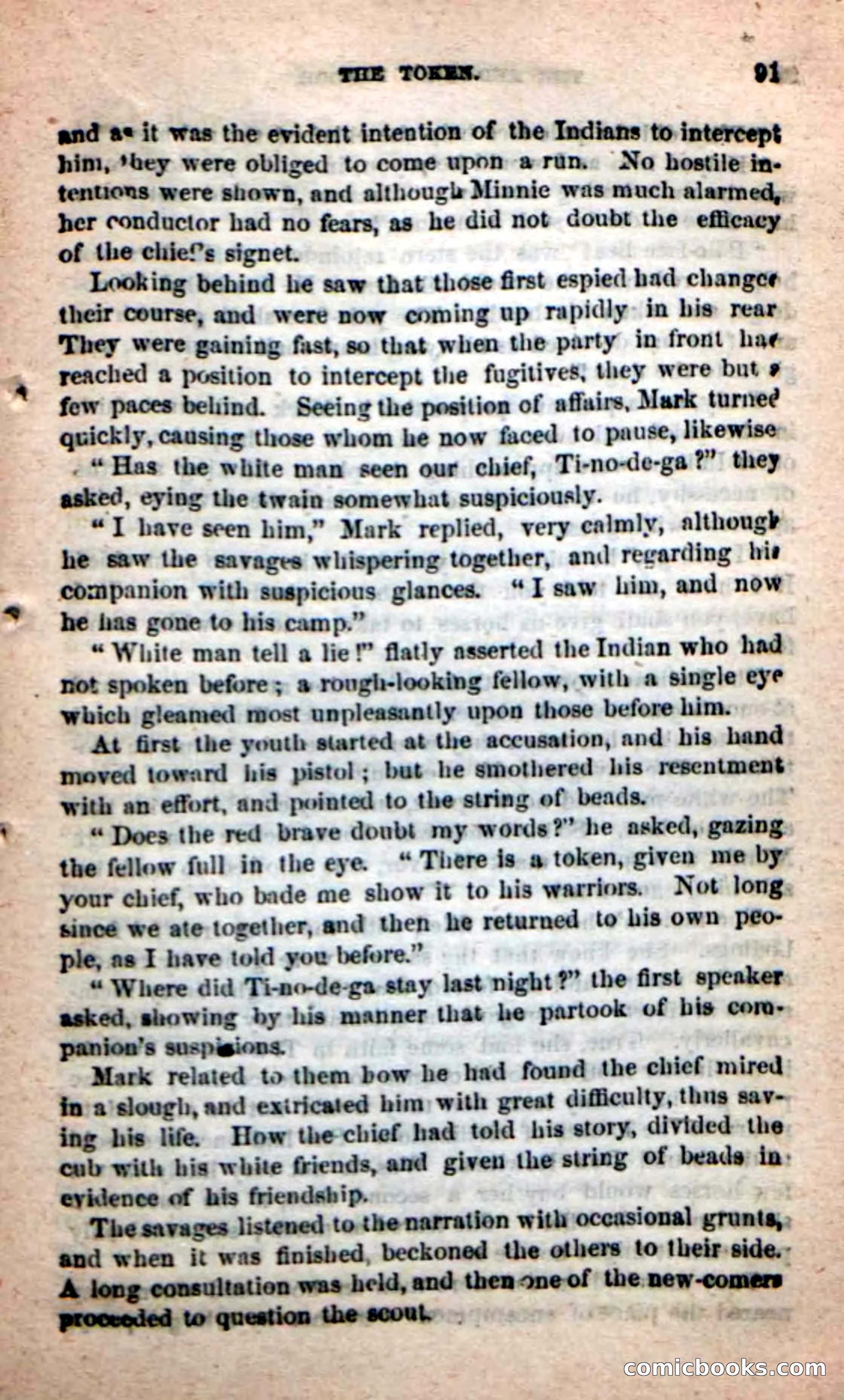 Beadle's Dime Novels: Red-Skin's Pledge — page 87 of 100
