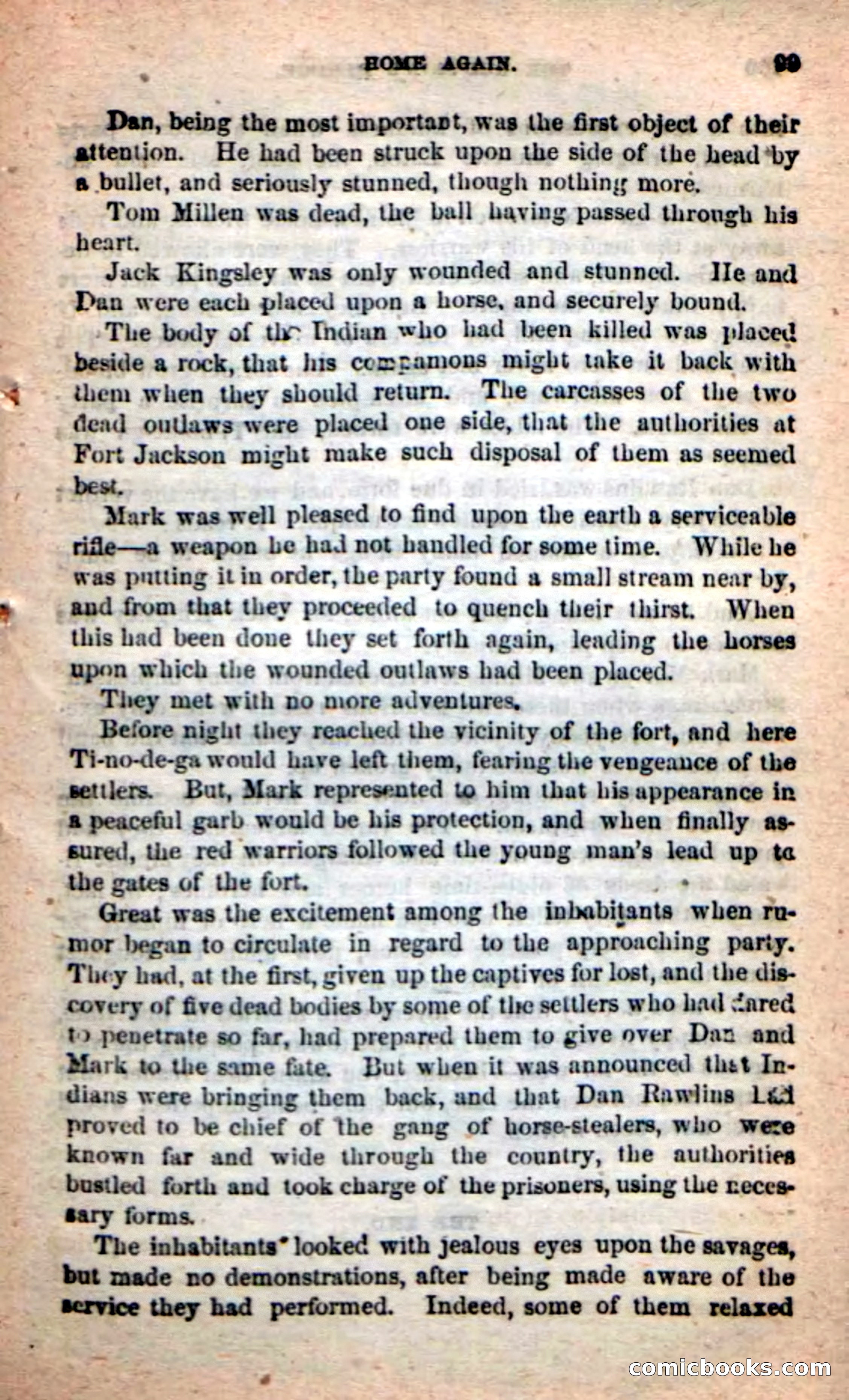 Beadle's Dime Novels: Red-Skin's Pledge — page 95 of 100
