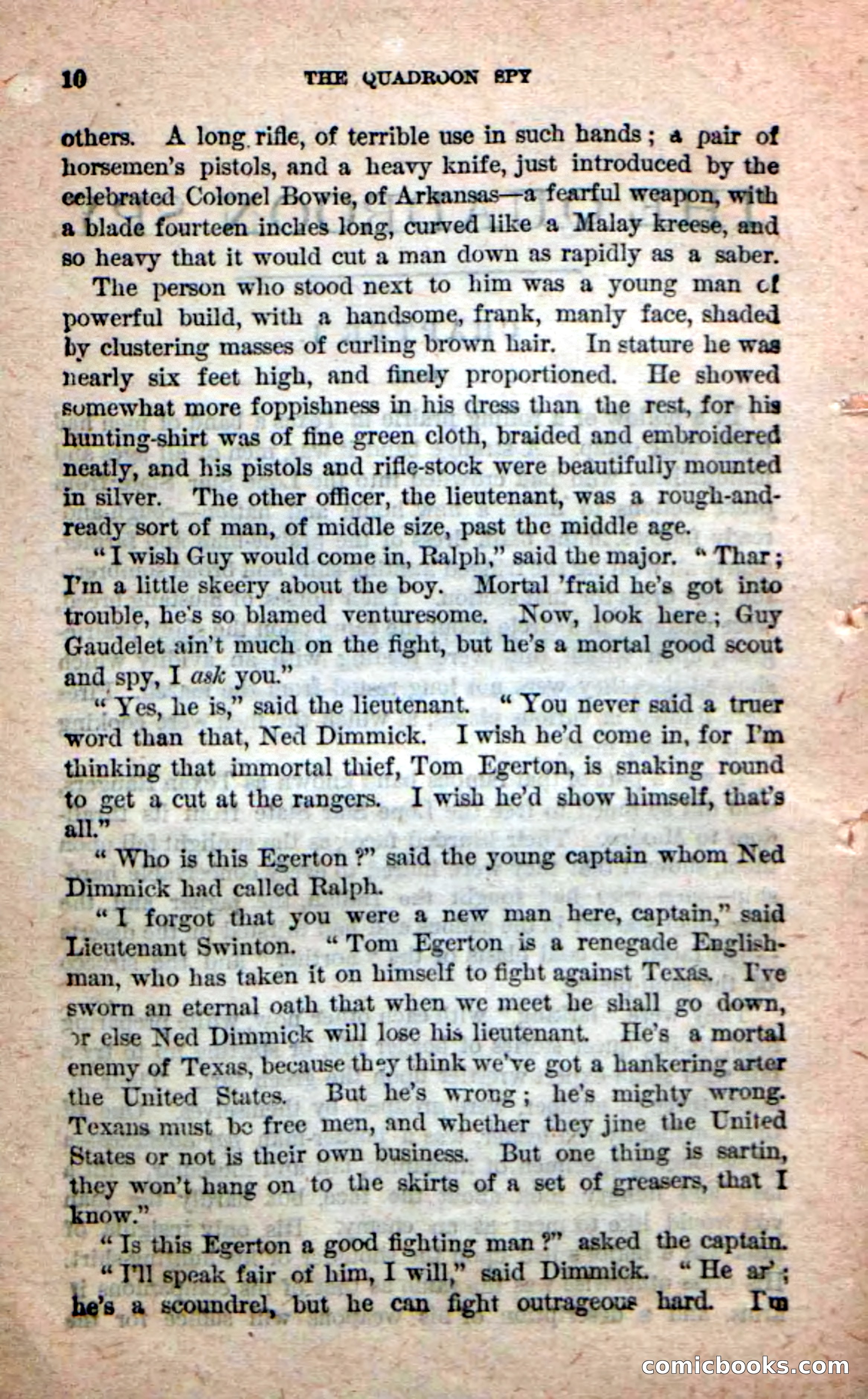 Beadle's New Dime Novels: The Quadroon Spy — page 6 of 100