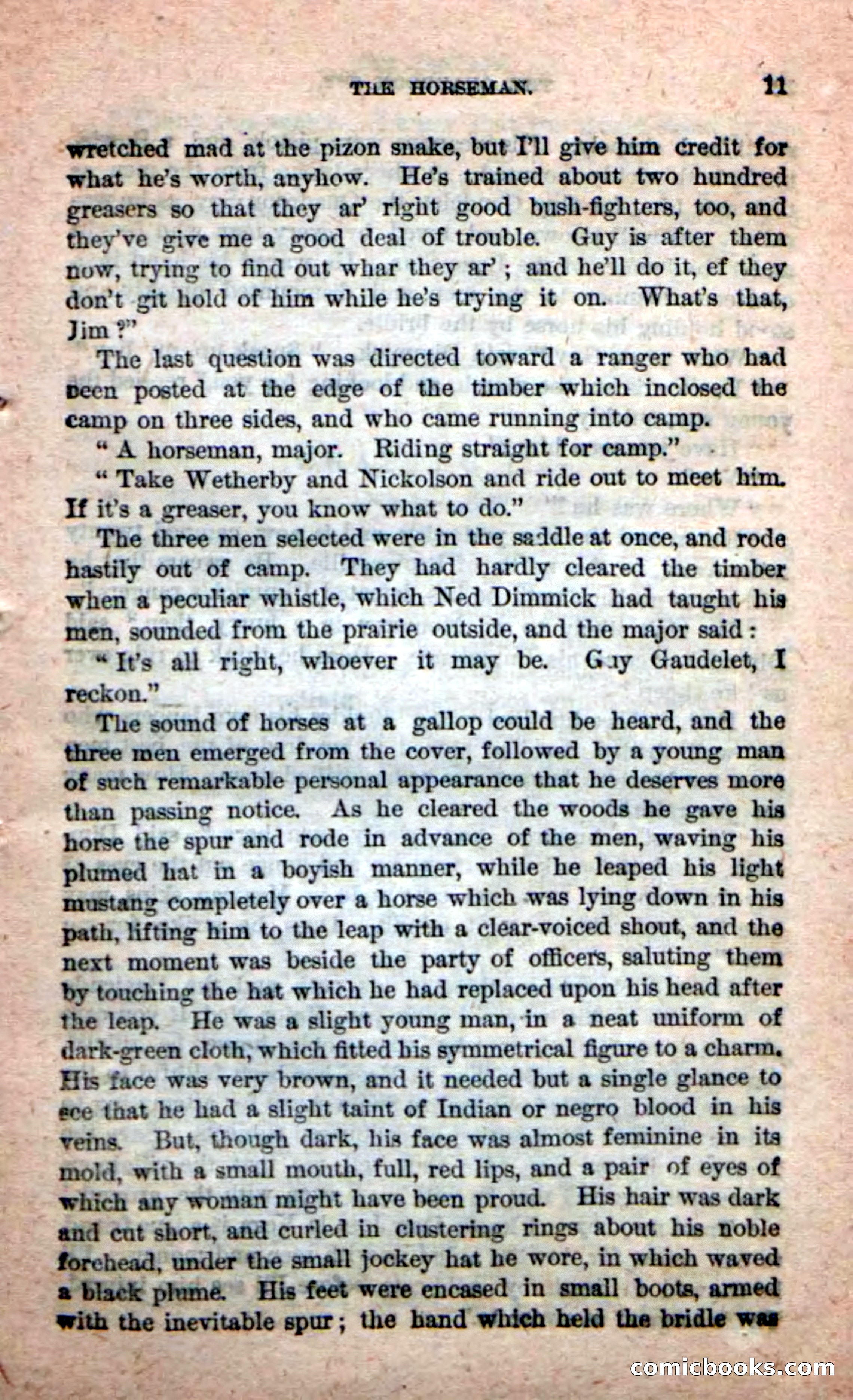 Beadle's New Dime Novels: The Quadroon Spy — page 7 of 100