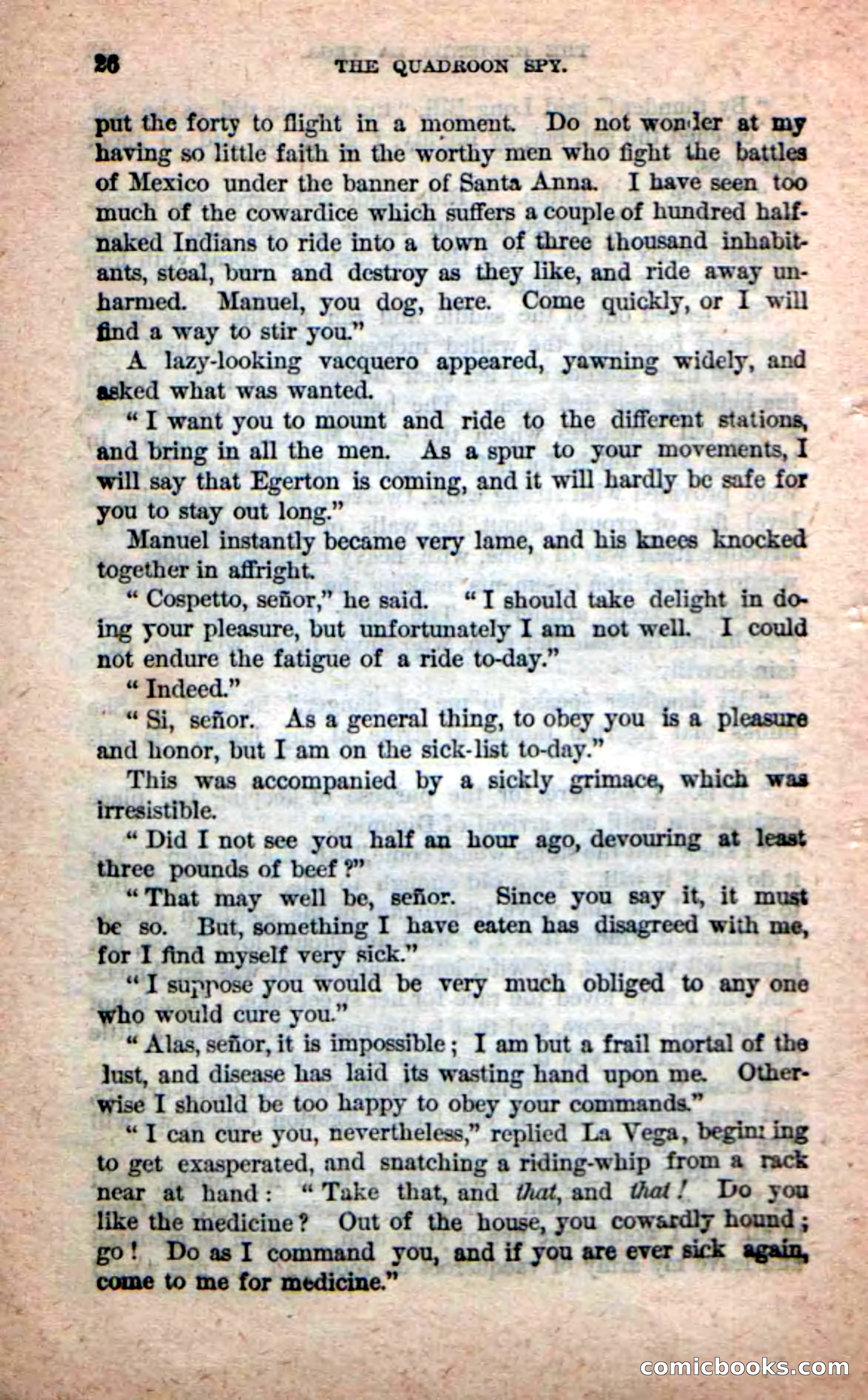Beadle's New Dime Novels: The Quadroon Spy — page 22 of 100