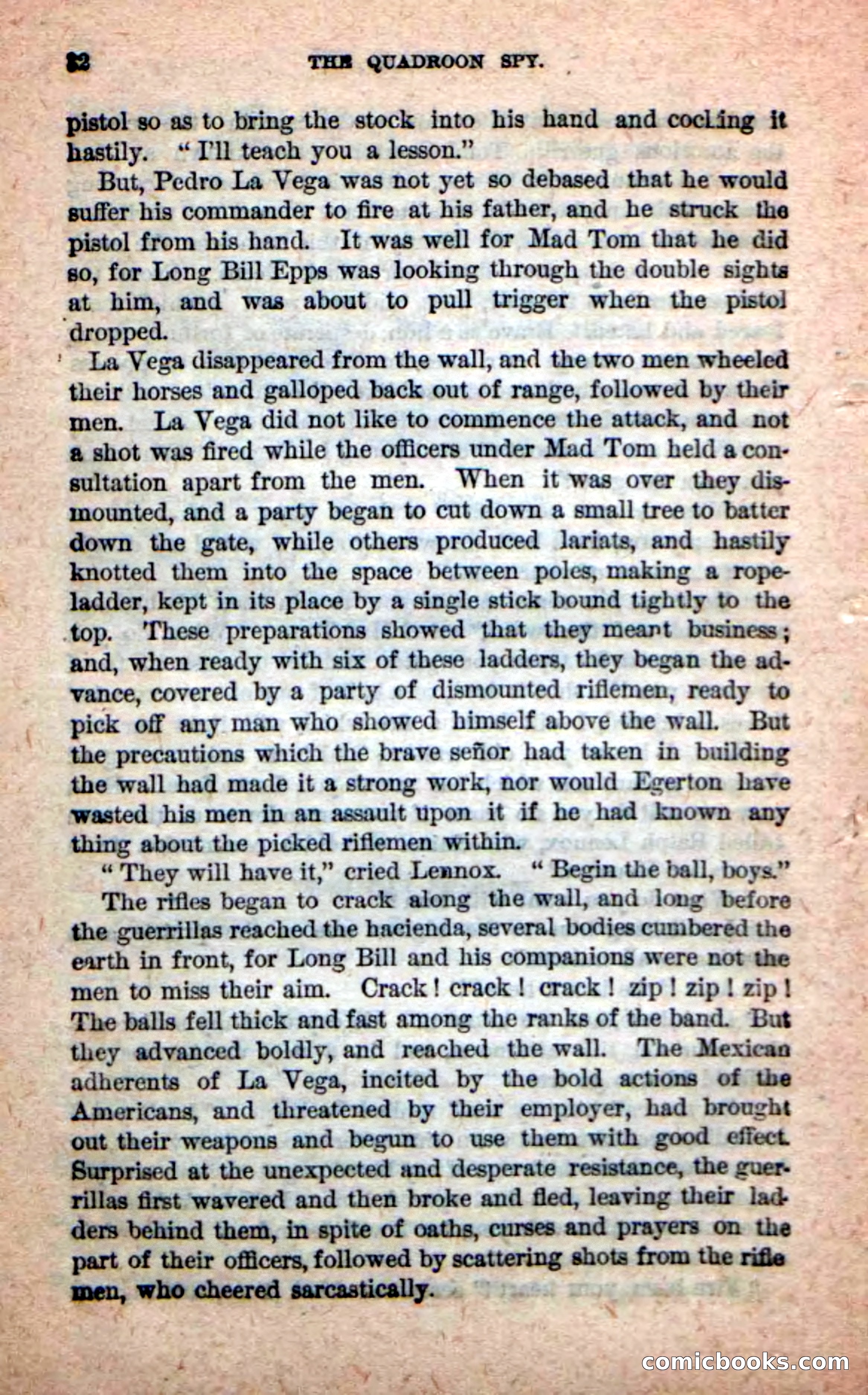 Beadle's New Dime Novels: The Quadroon Spy — page 28 of 100