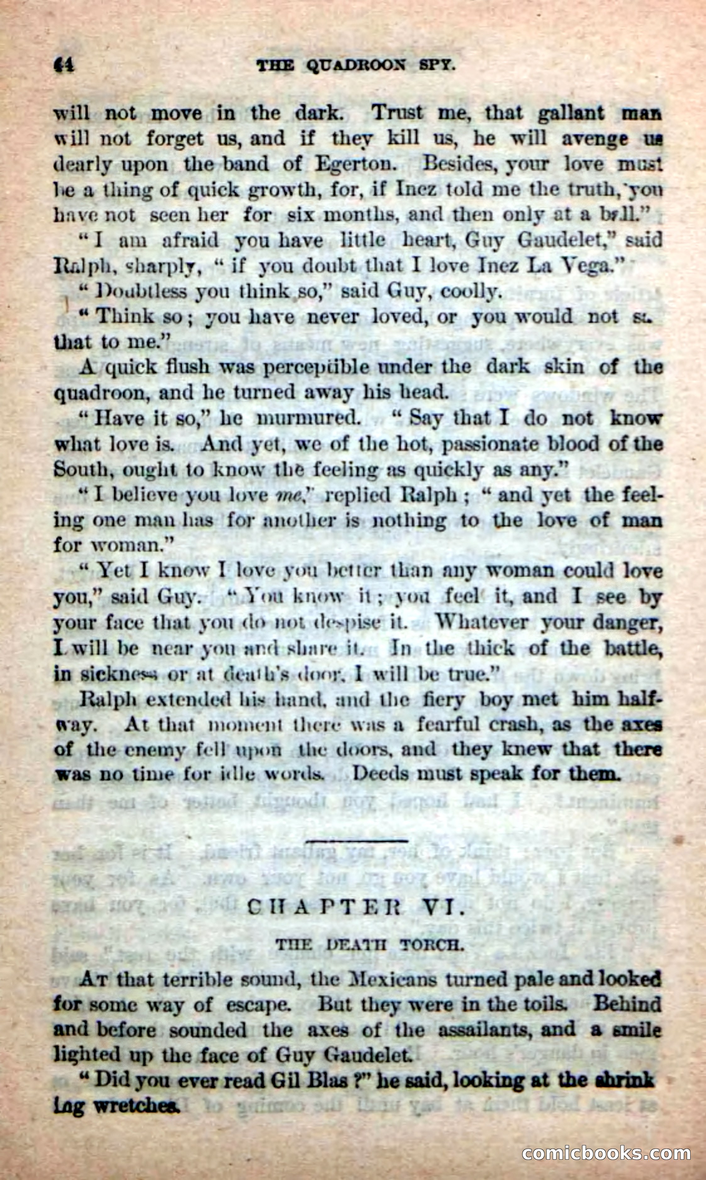 Beadle's New Dime Novels: The Quadroon Spy — page 40 of 100
