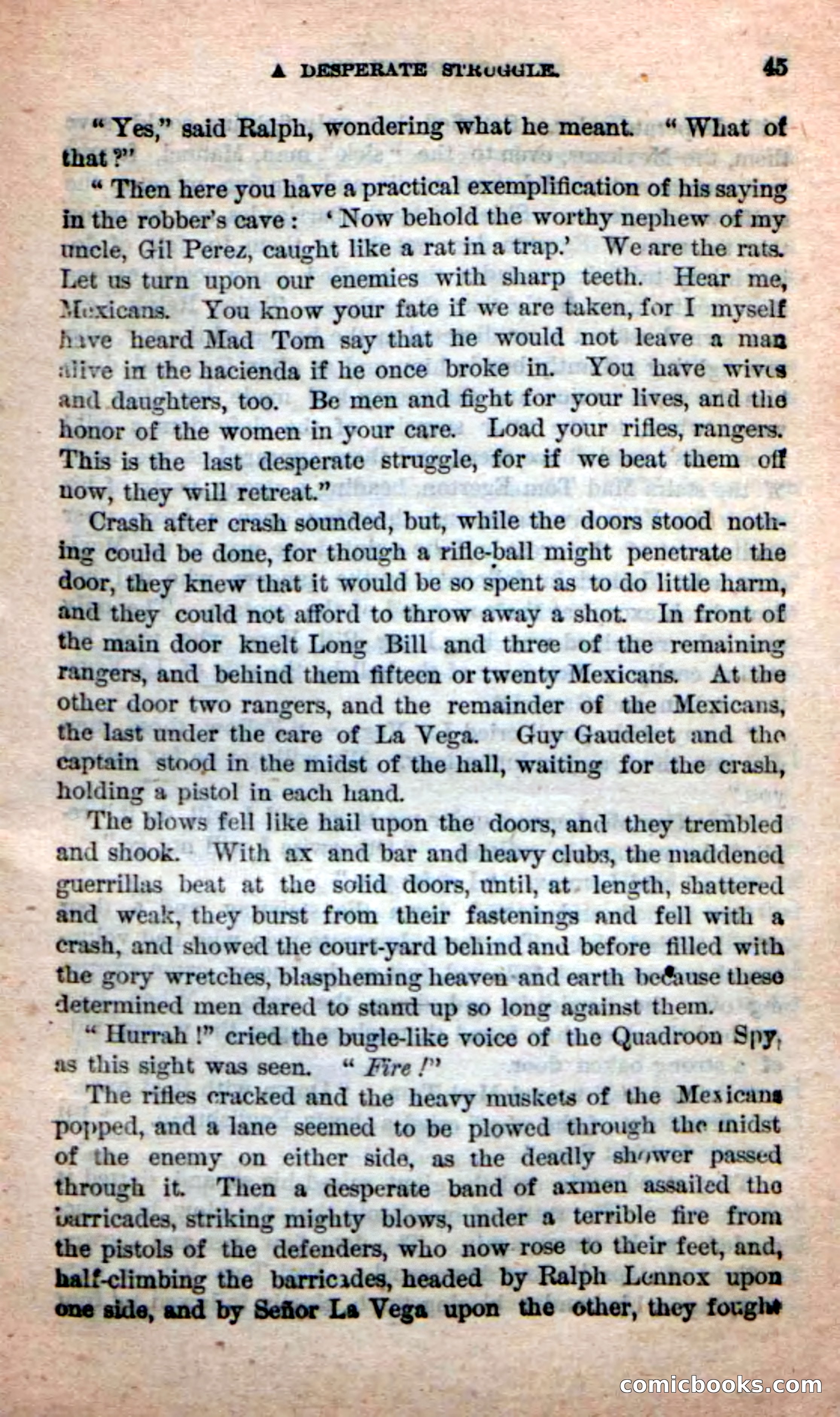 Beadle's New Dime Novels: The Quadroon Spy — page 41 of 100