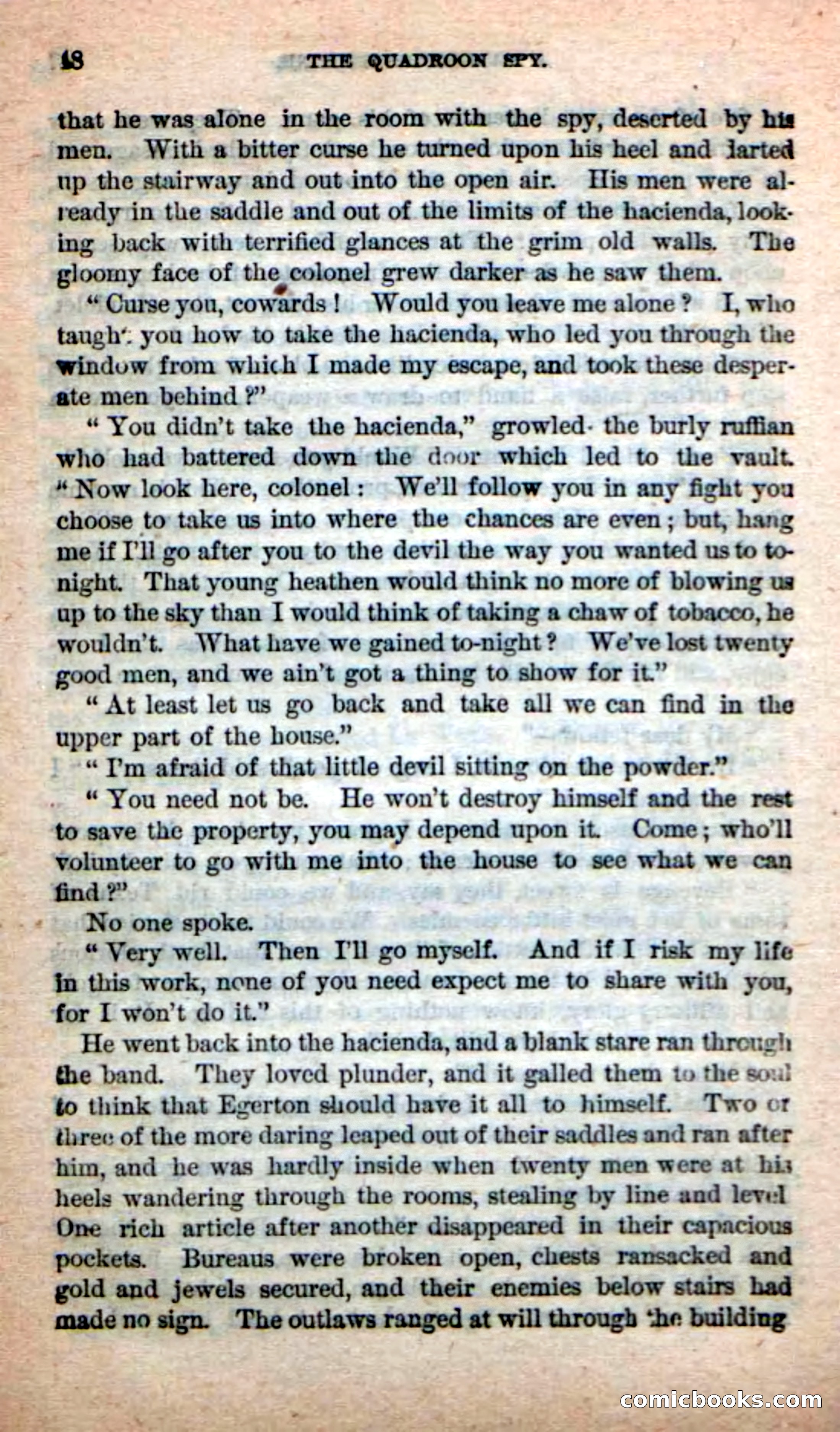Beadle's New Dime Novels: The Quadroon Spy — page 44 of 100