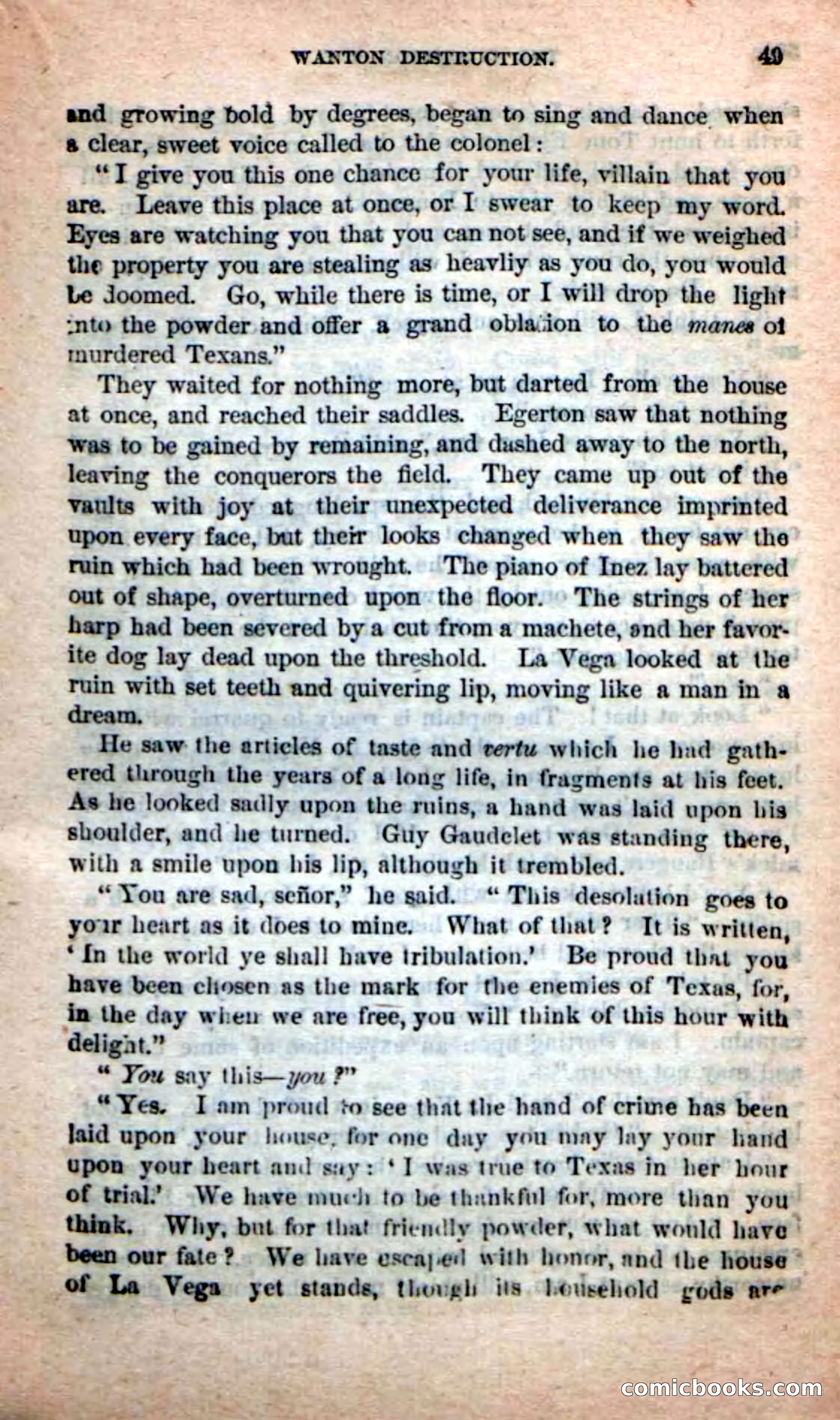 Beadle's New Dime Novels: The Quadroon Spy — page 45 of 100