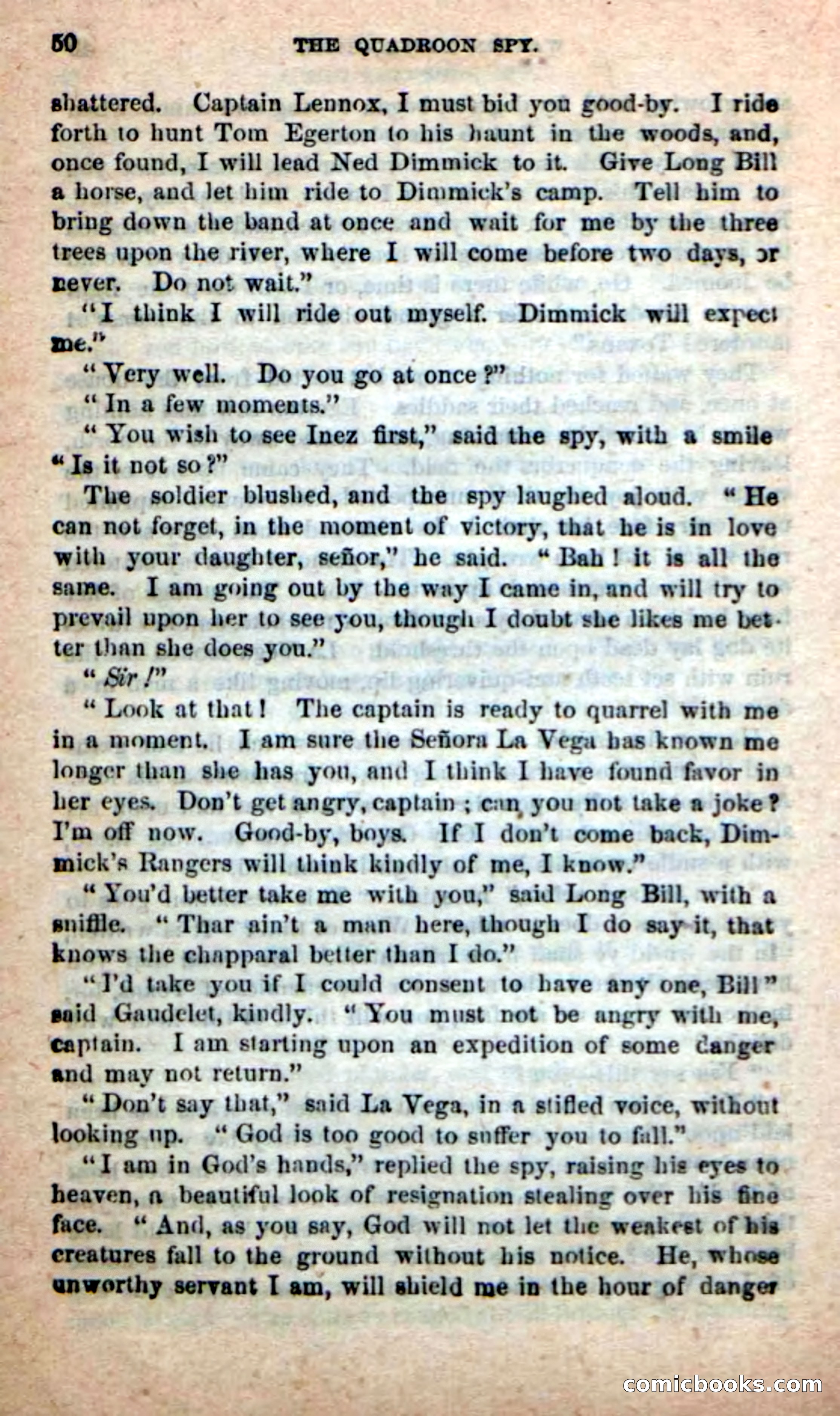 Beadle's New Dime Novels: The Quadroon Spy — page 46 of 100