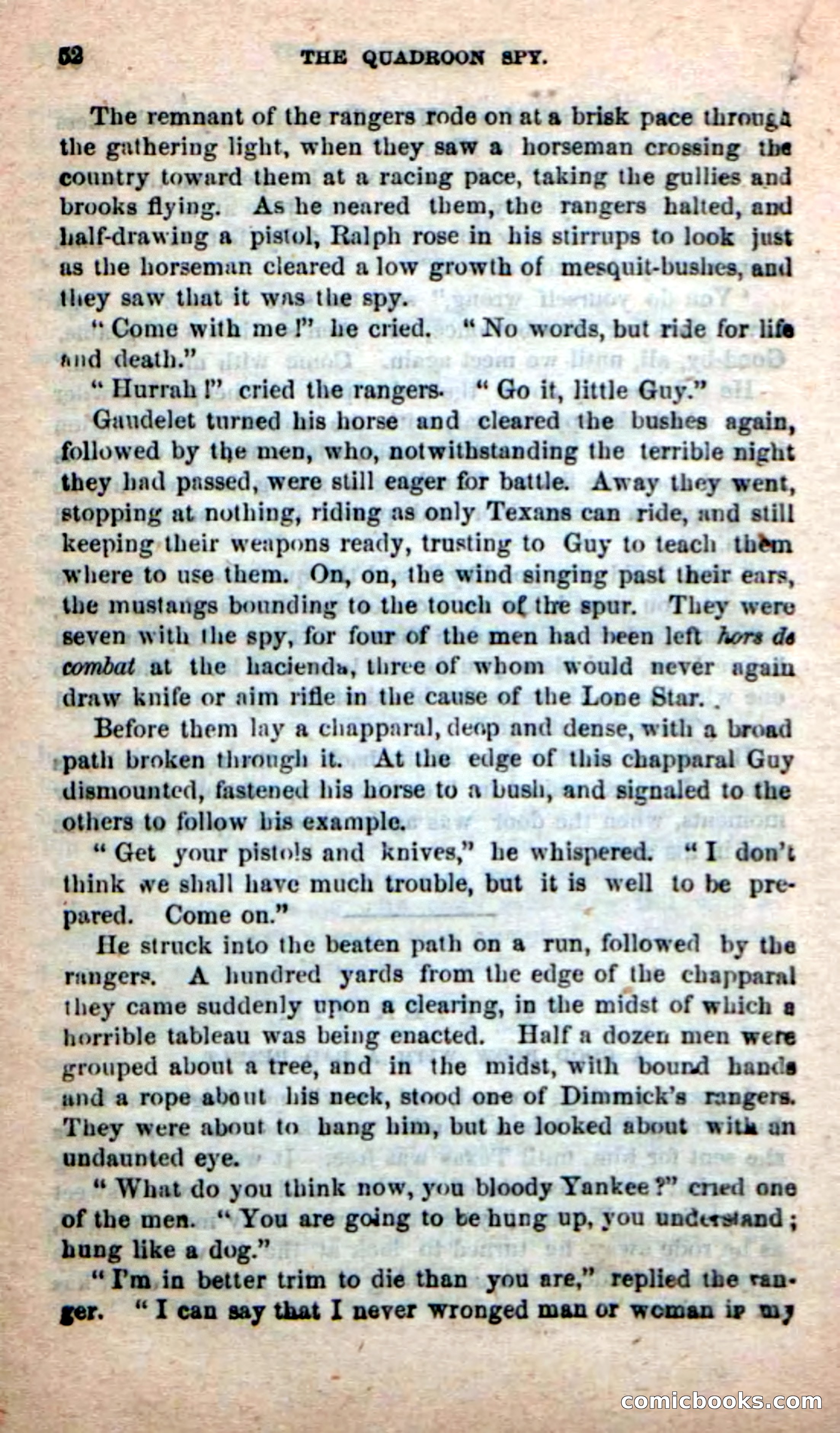 Beadle's New Dime Novels: The Quadroon Spy — page 48 of 100