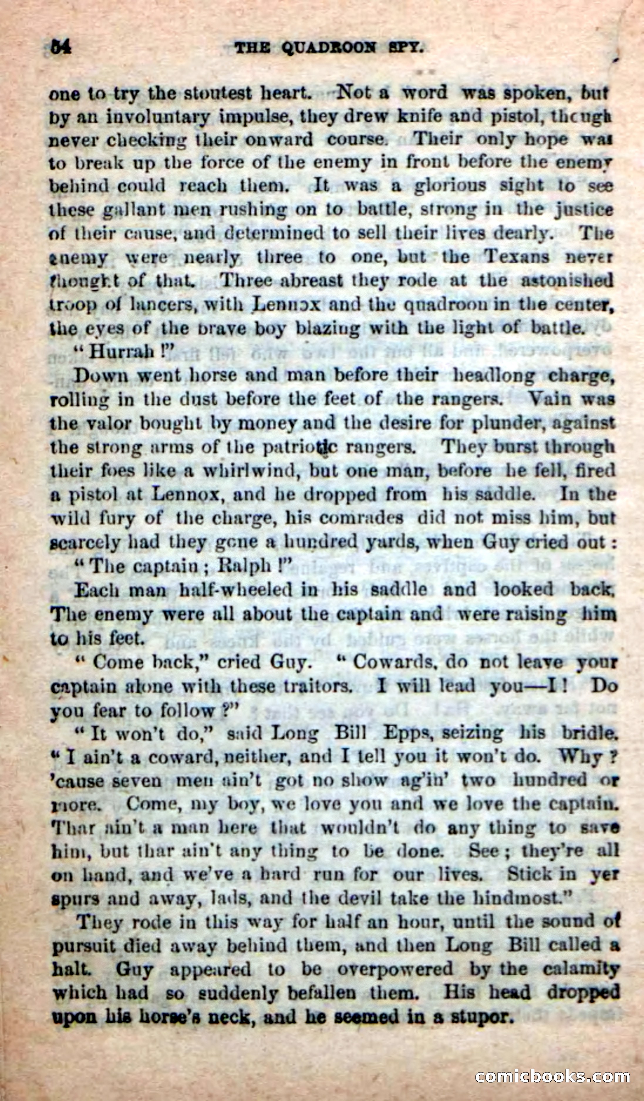 Beadle's New Dime Novels: The Quadroon Spy — page 50 of 100