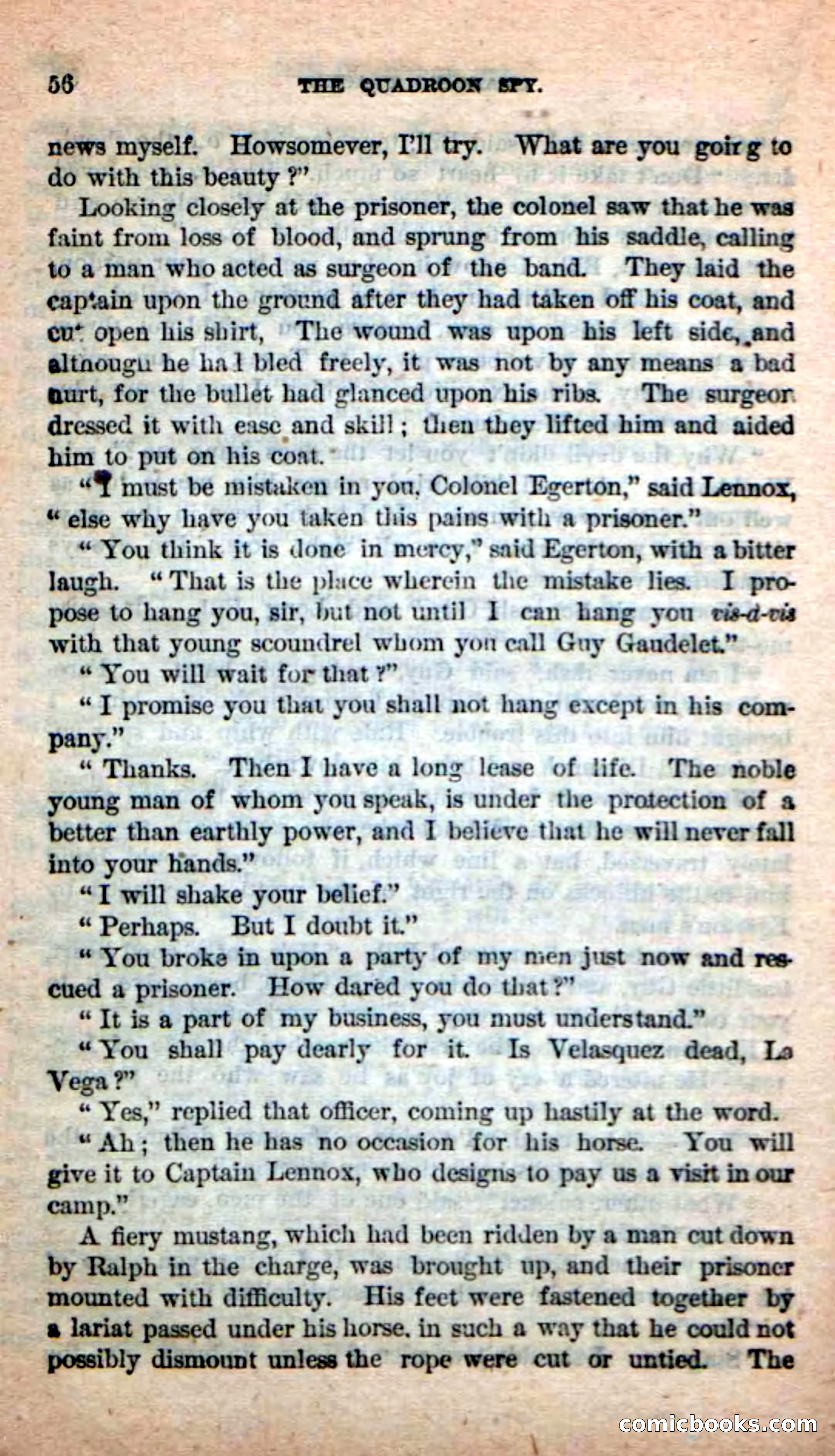 Beadle's New Dime Novels: The Quadroon Spy — page 52 of 100