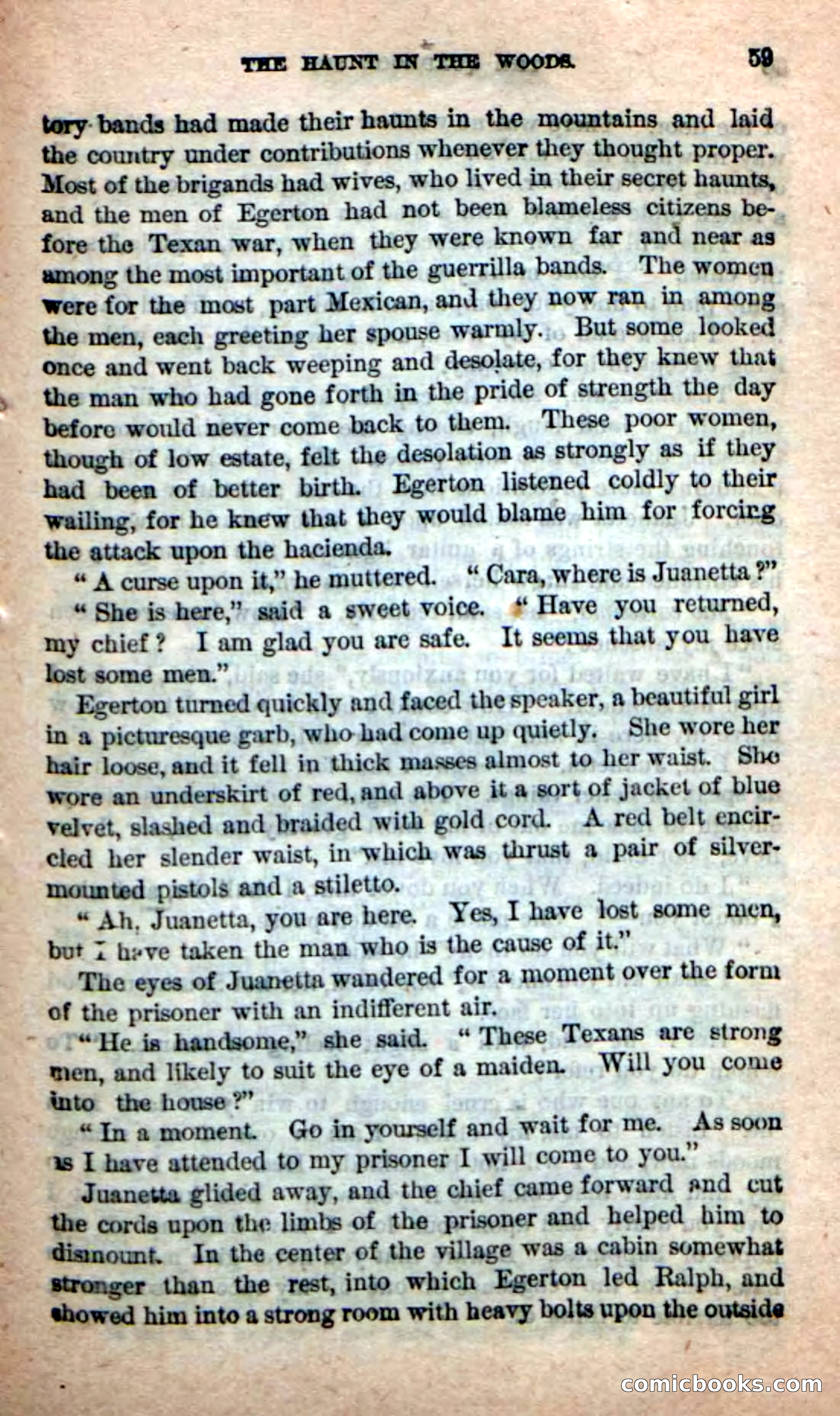 Beadle's New Dime Novels: The Quadroon Spy — page 55 of 100