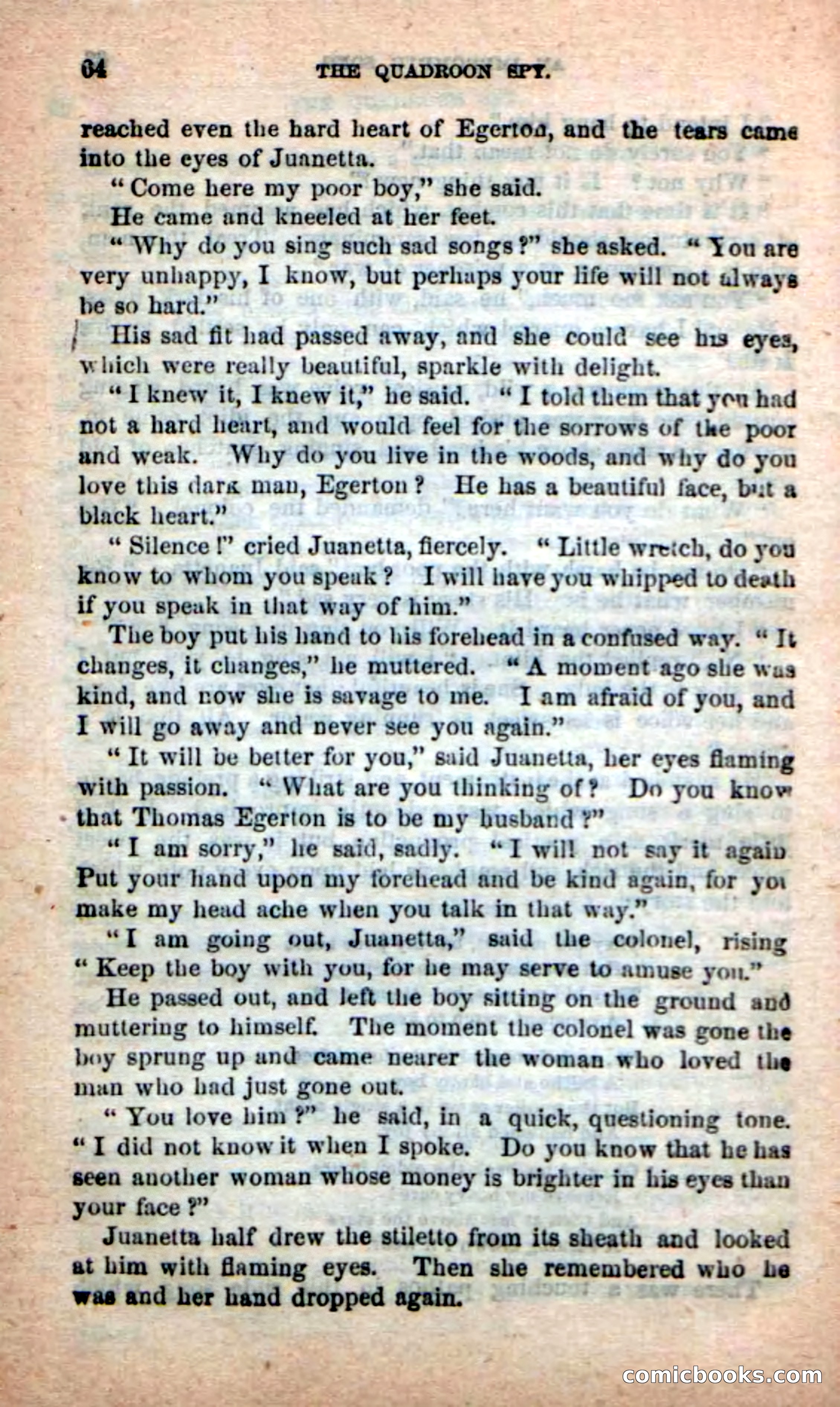 Beadle's New Dime Novels: The Quadroon Spy — page 60 of 100