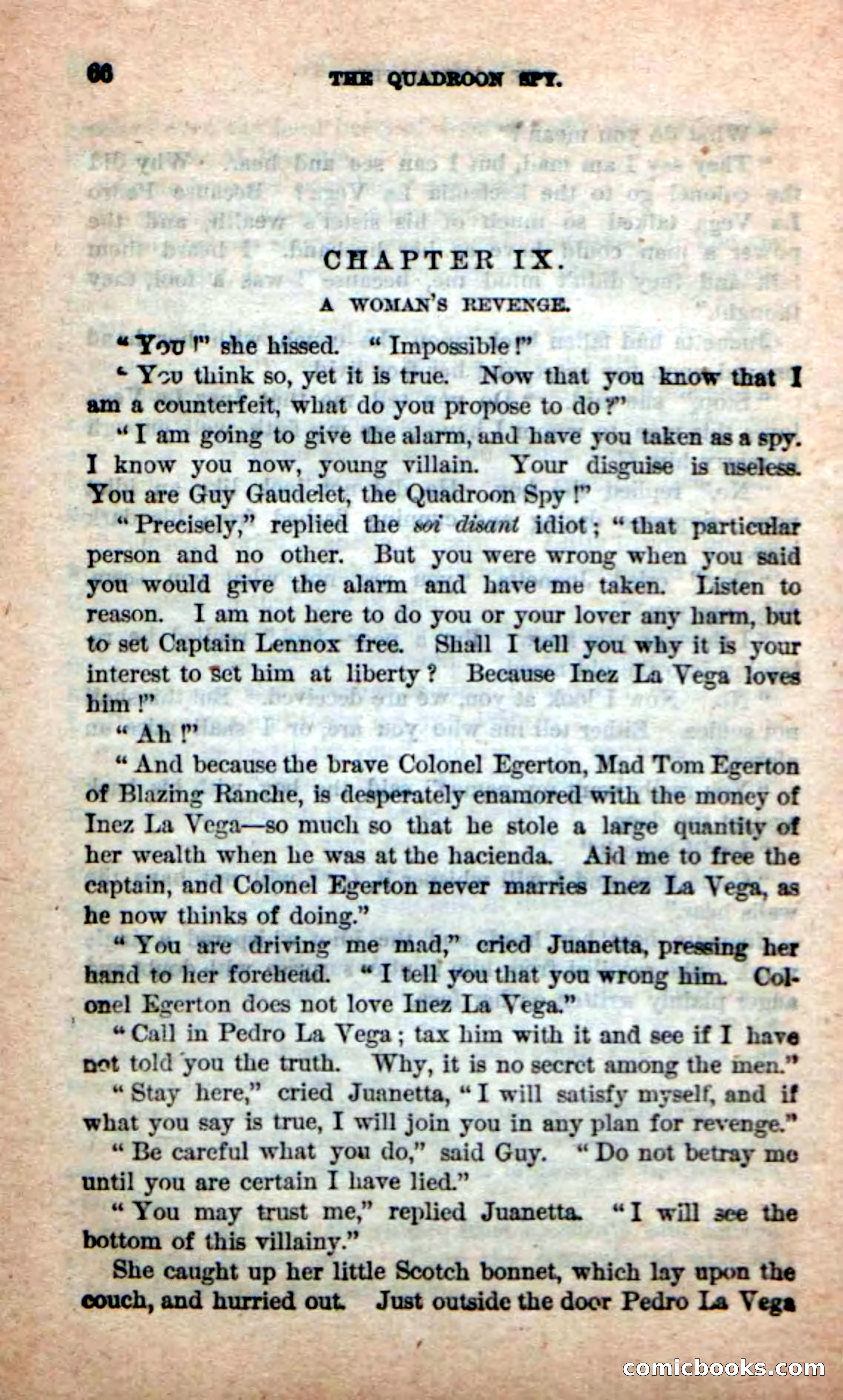 Beadle's New Dime Novels: The Quadroon Spy — page 62 of 100