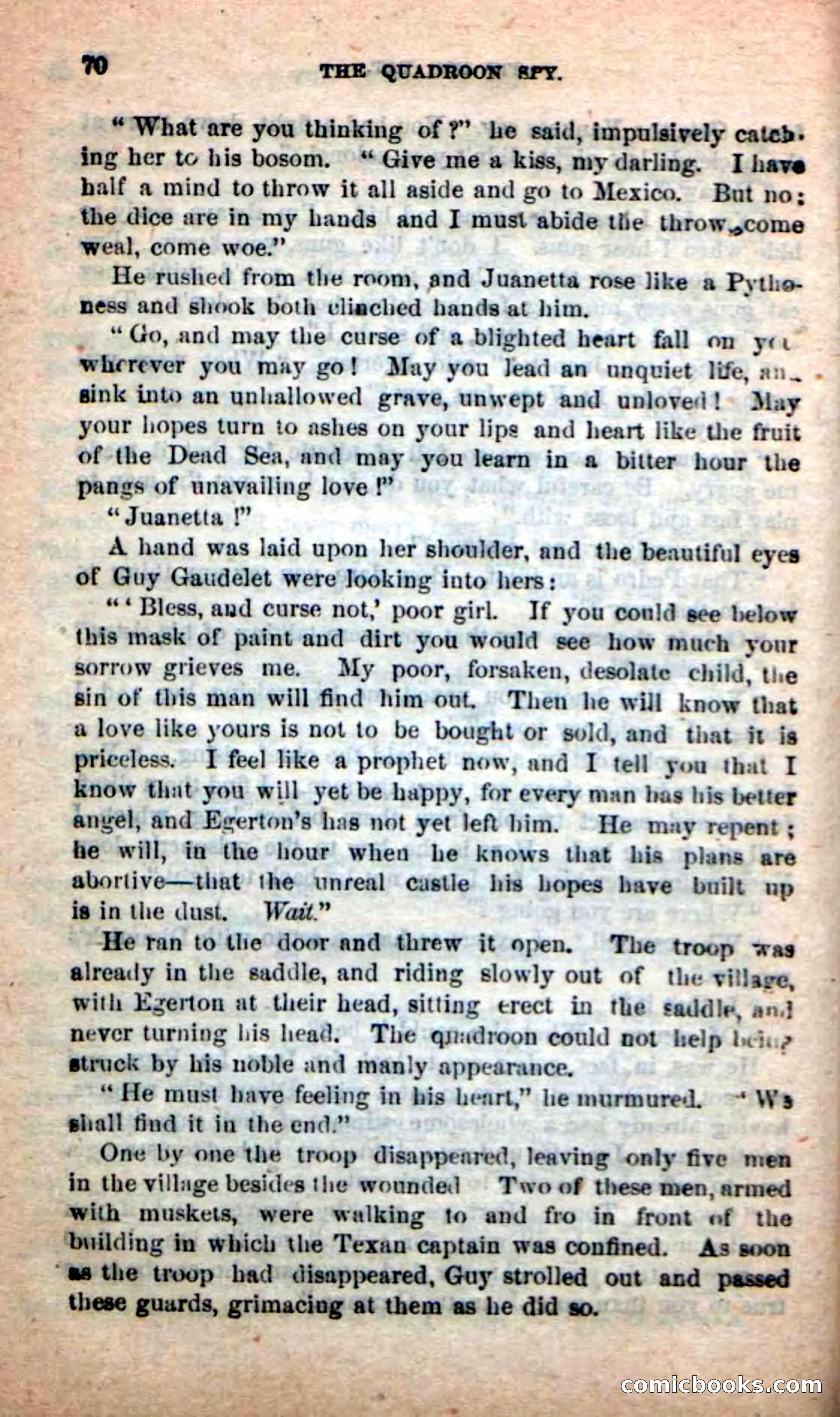 Beadle's New Dime Novels: The Quadroon Spy — page 66 of 100