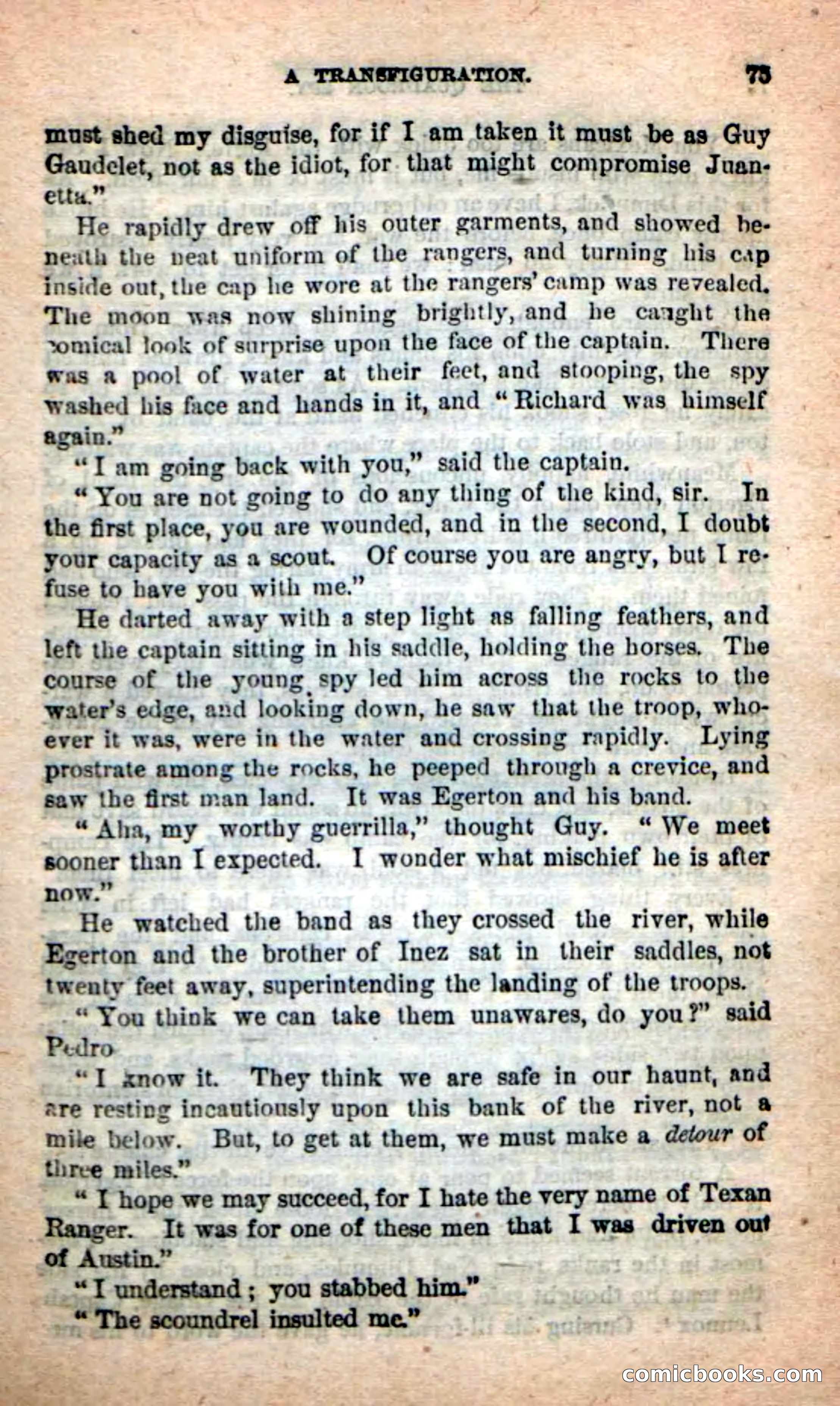 Beadle's New Dime Novels: The Quadroon Spy — page 71 of 100