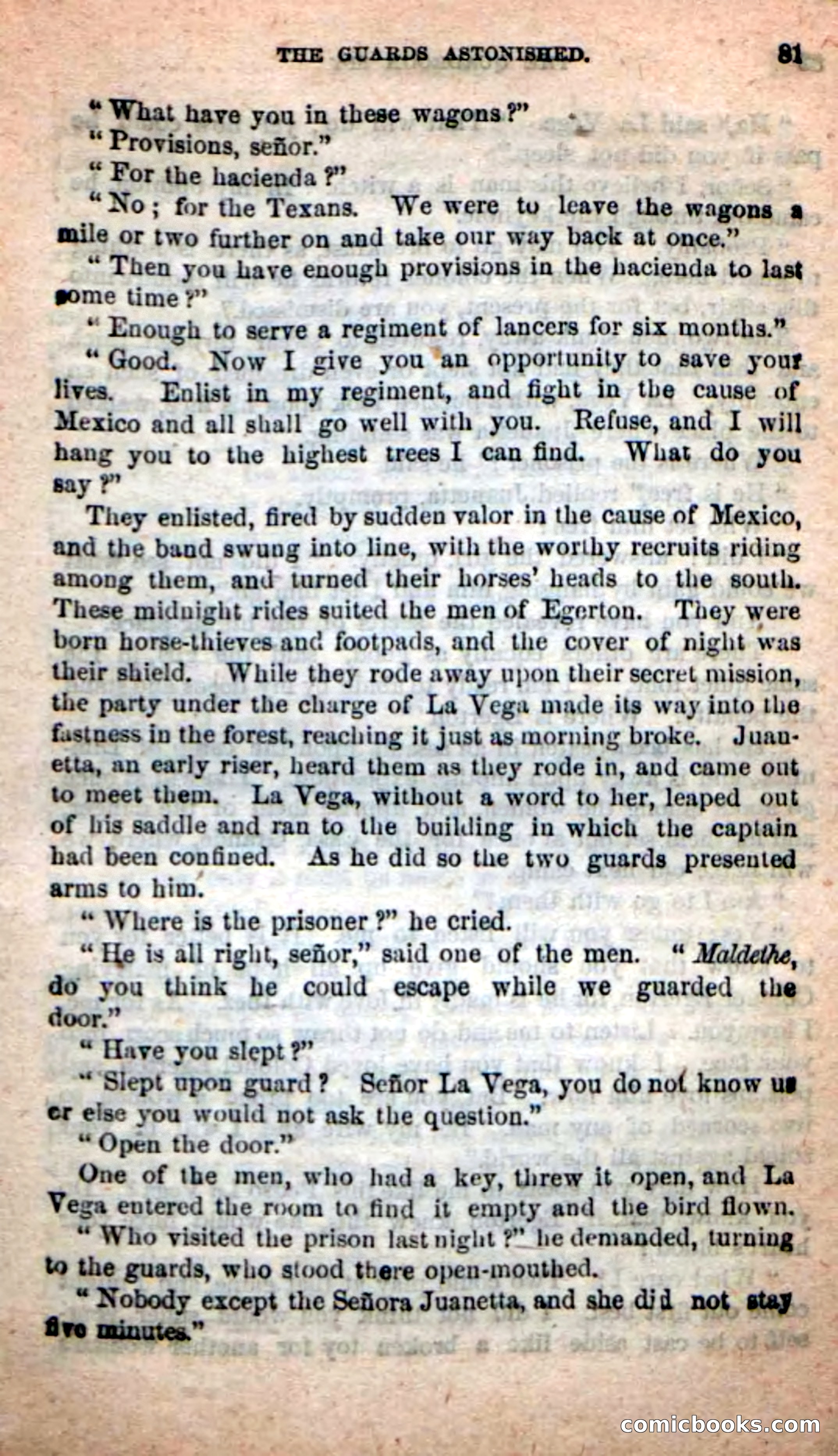 Beadle's New Dime Novels: The Quadroon Spy — page 77 of 100