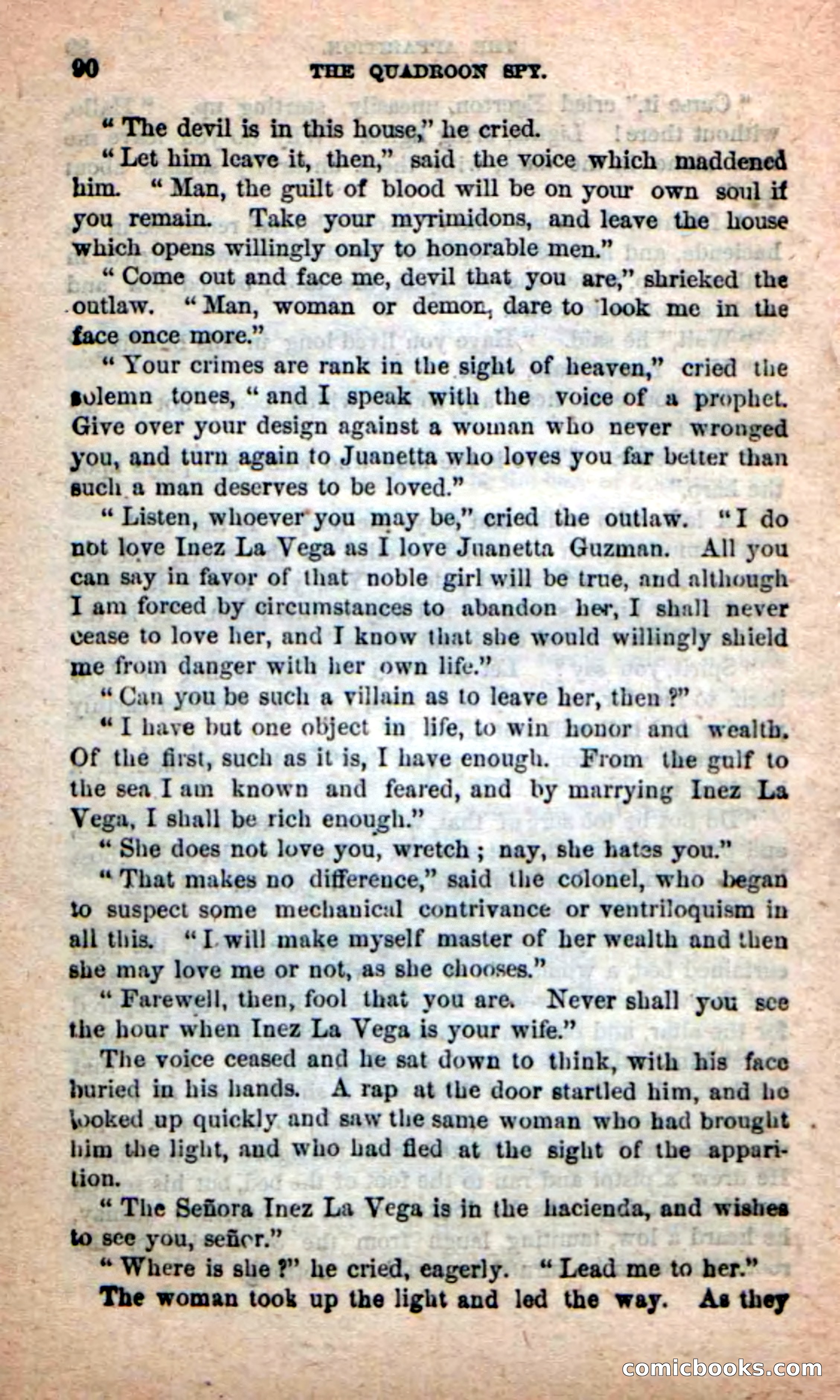 Beadle's New Dime Novels: The Quadroon Spy — page 86 of 100