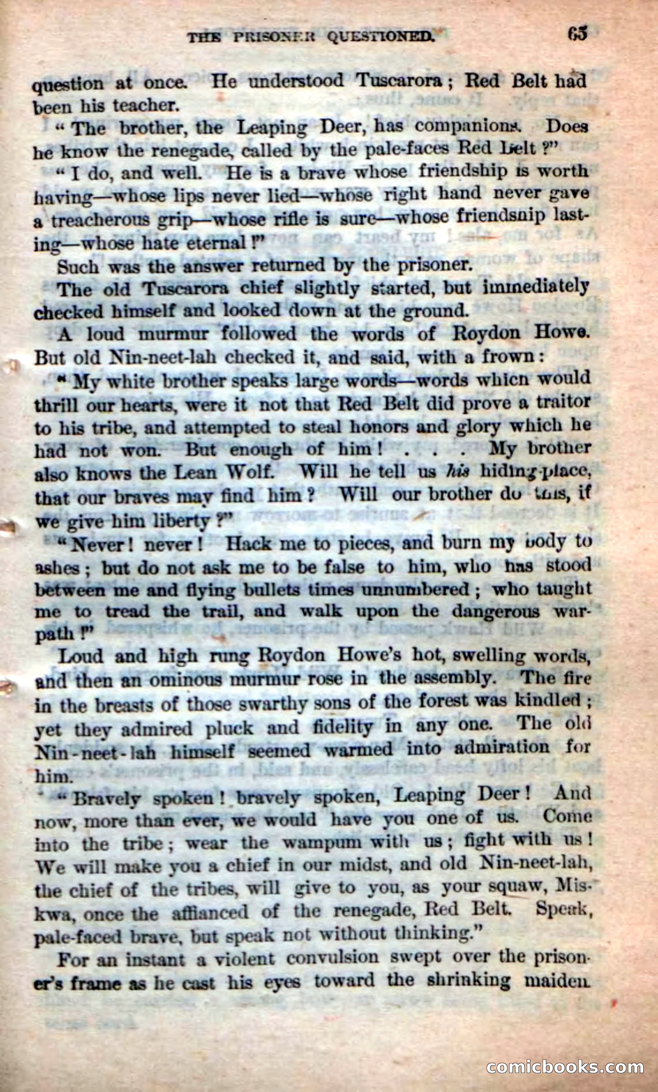 Red Belt, The Tuscarora — page 61 of 105