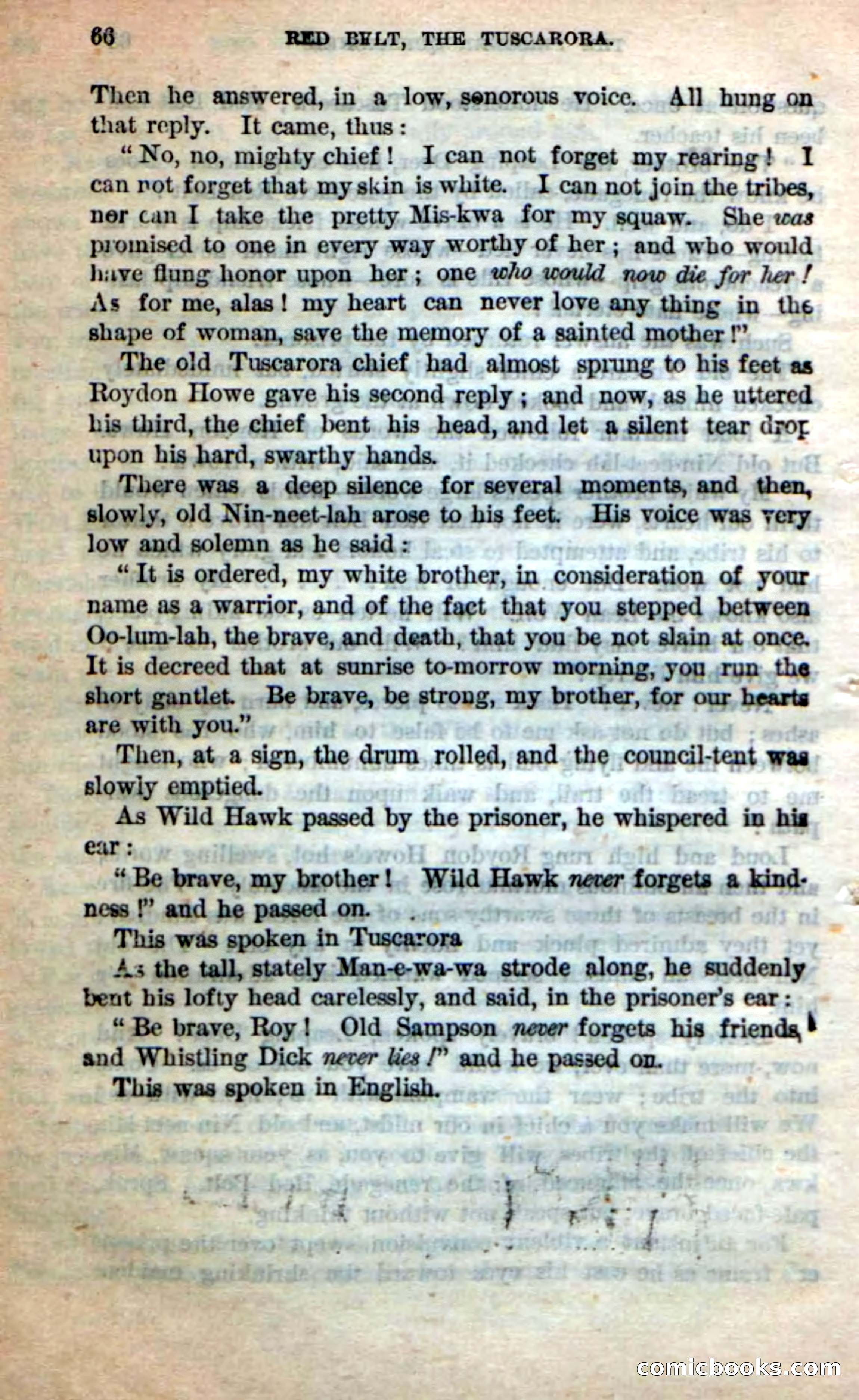 Red Belt, The Tuscarora — page 62 of 105