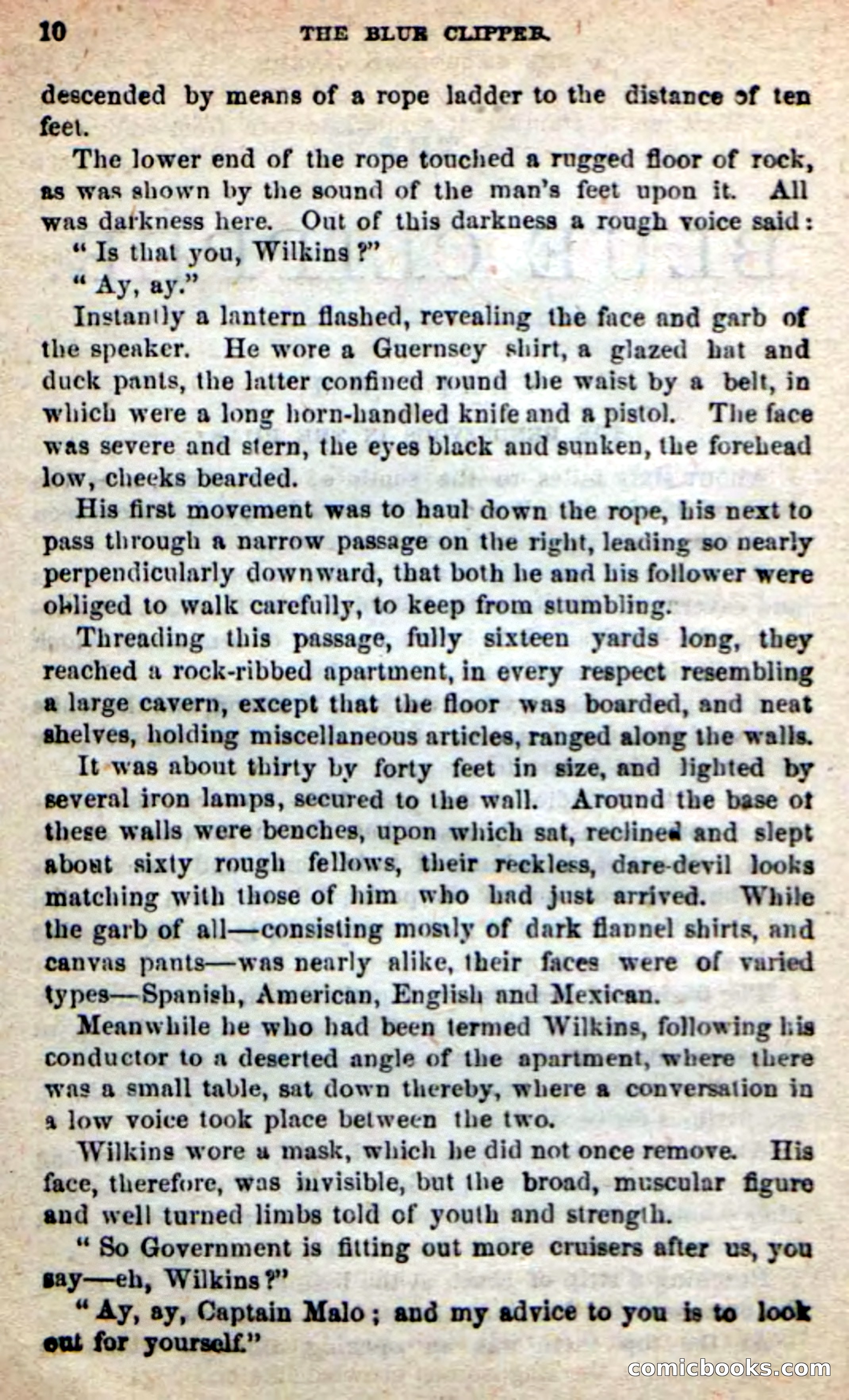 Beadle's New Dime Novels: The Blue Clipper — page 6 of 98