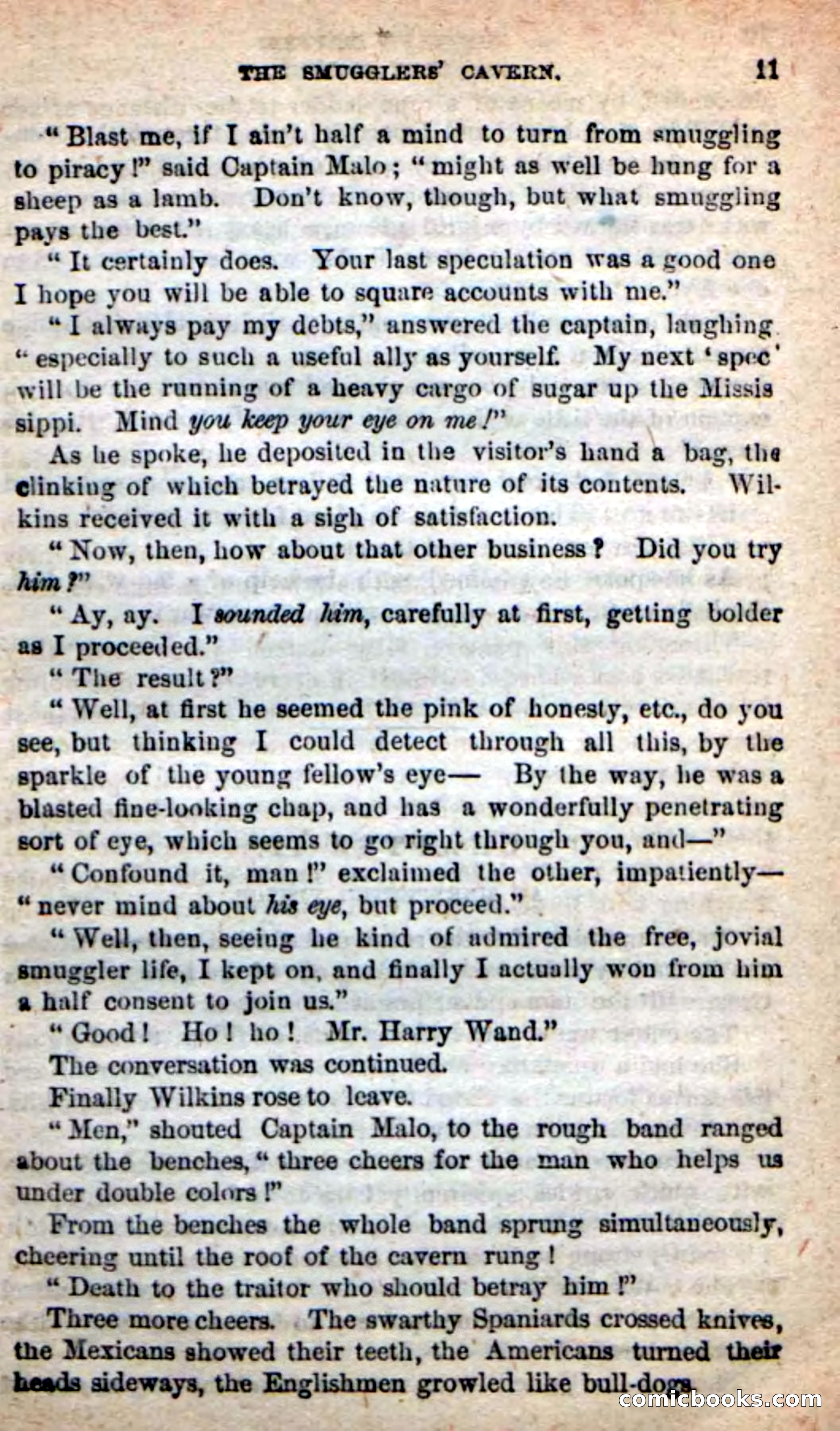 Beadle's New Dime Novels: The Blue Clipper — page 7 of 98