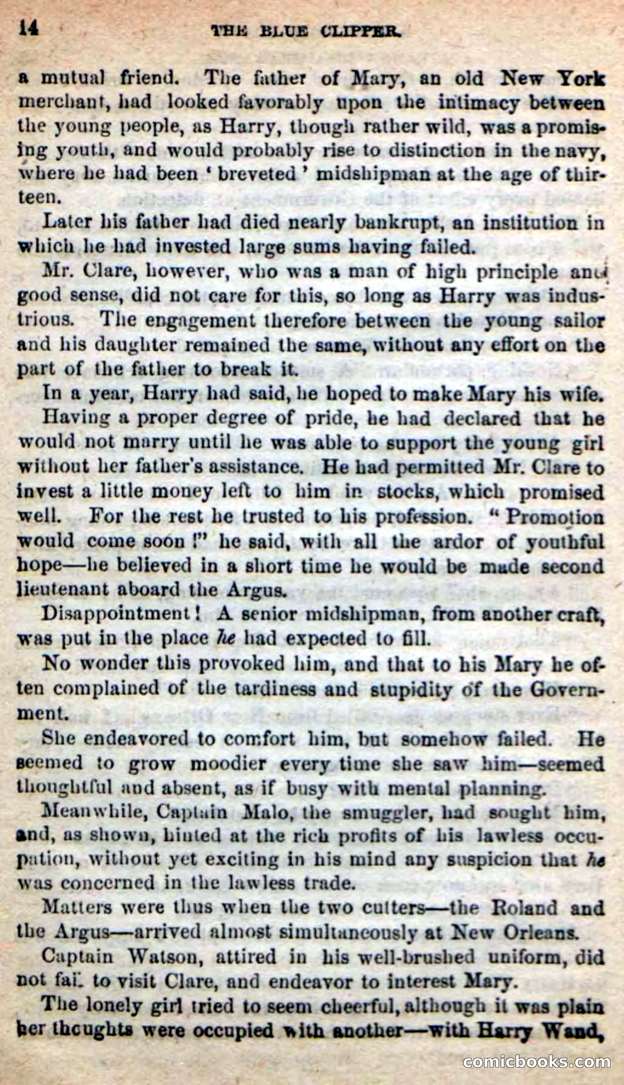 Beadle's New Dime Novels: The Blue Clipper — page 10 of 98