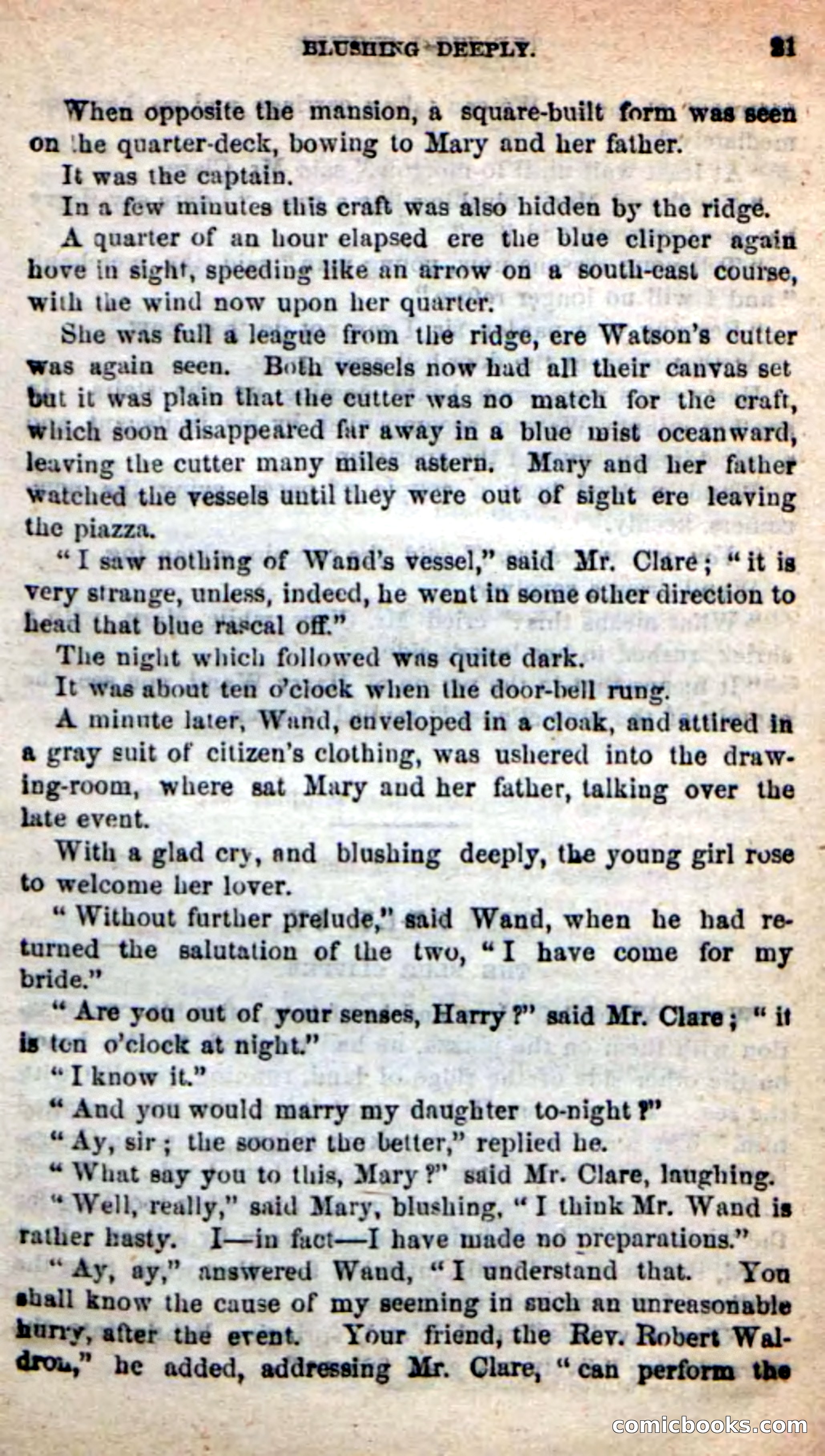 Beadle's New Dime Novels: The Blue Clipper — page 17 of 98