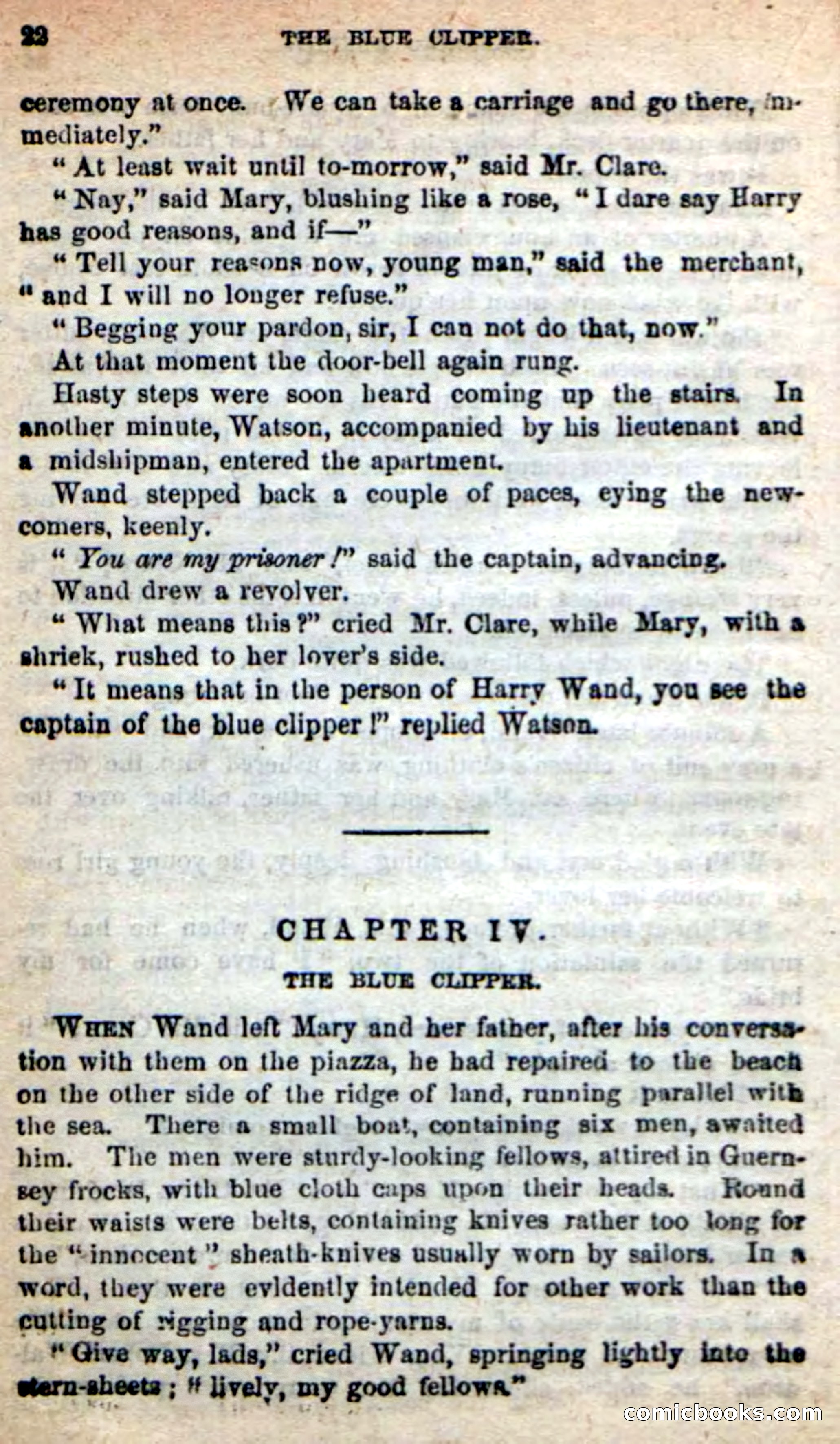 Beadle's New Dime Novels: The Blue Clipper — page 18 of 98