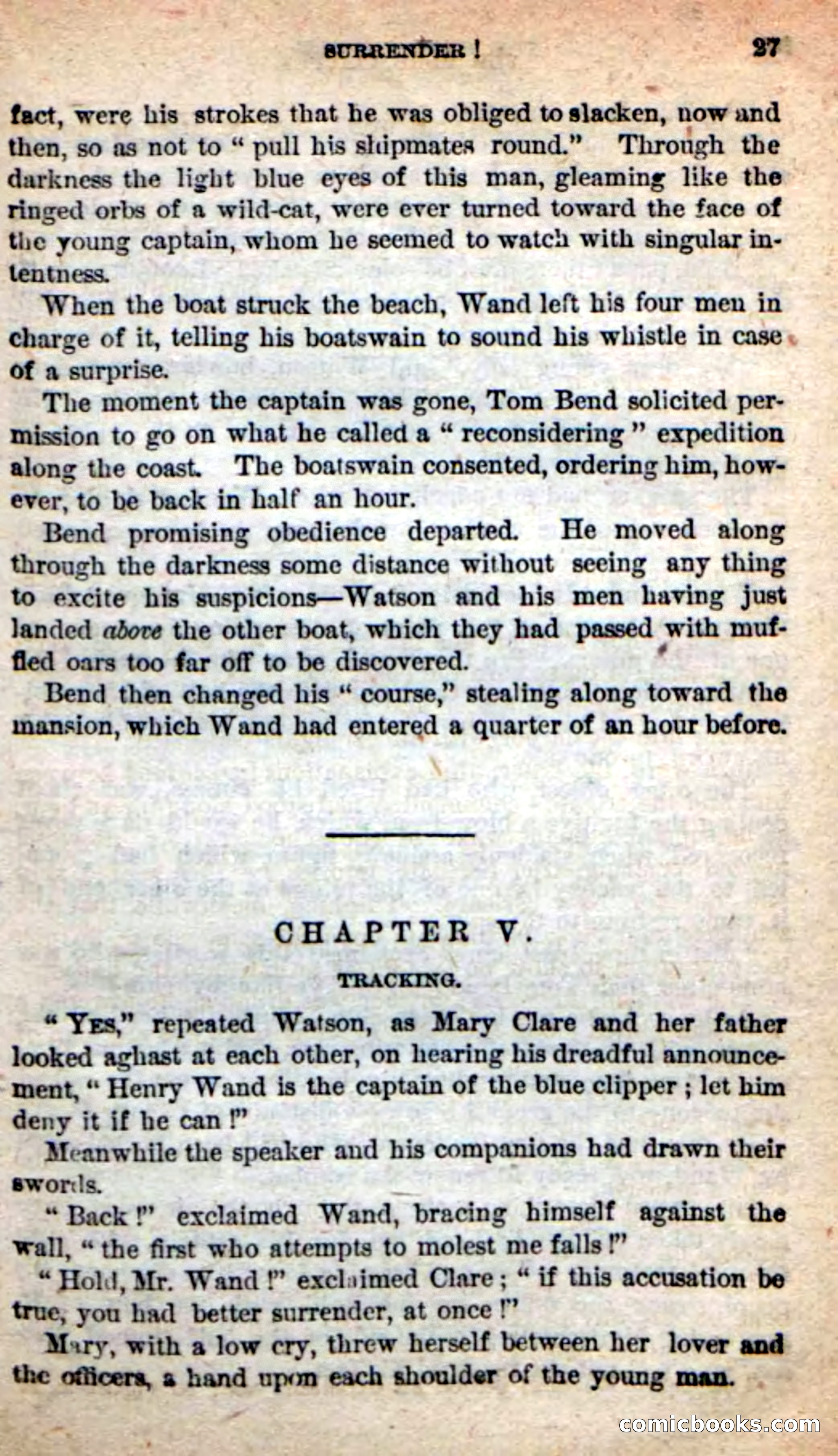 Beadle's New Dime Novels: The Blue Clipper — page 23 of 98