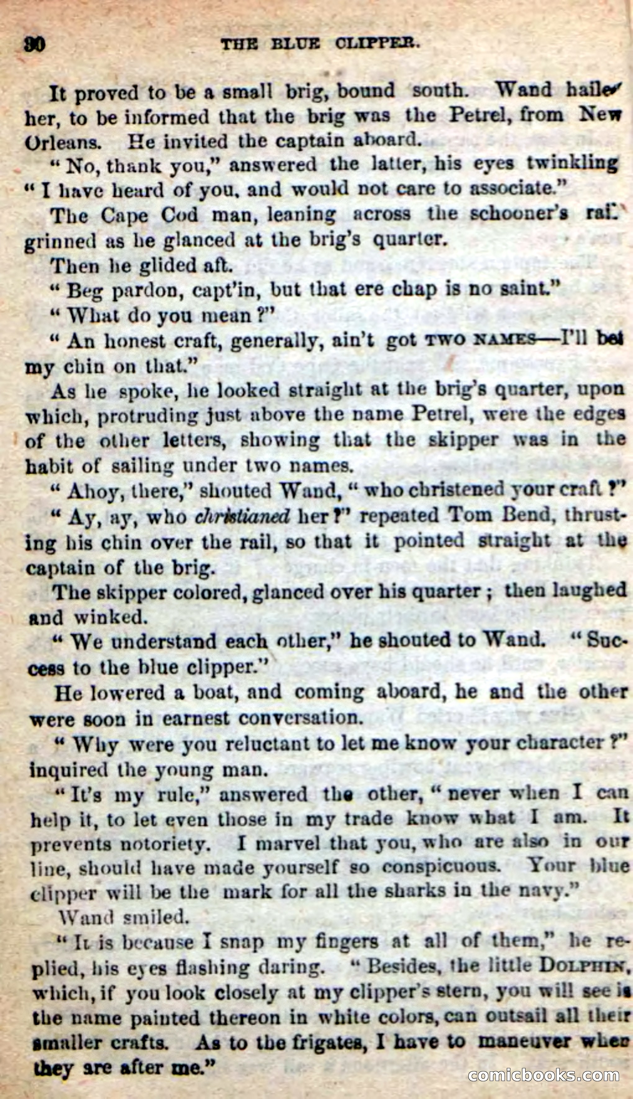Beadle's New Dime Novels: The Blue Clipper — page 26 of 98
