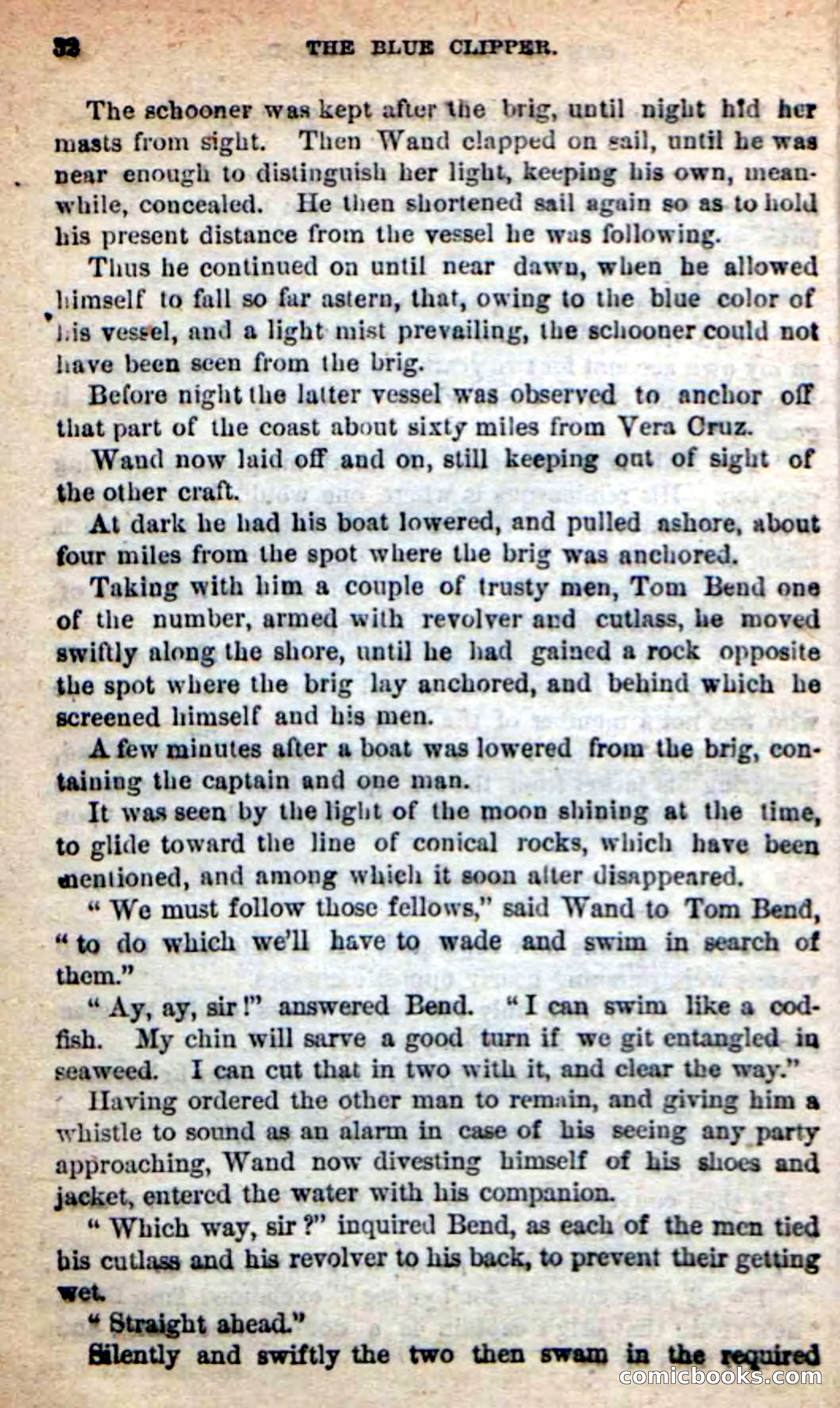 Beadle's New Dime Novels: The Blue Clipper — page 28 of 98