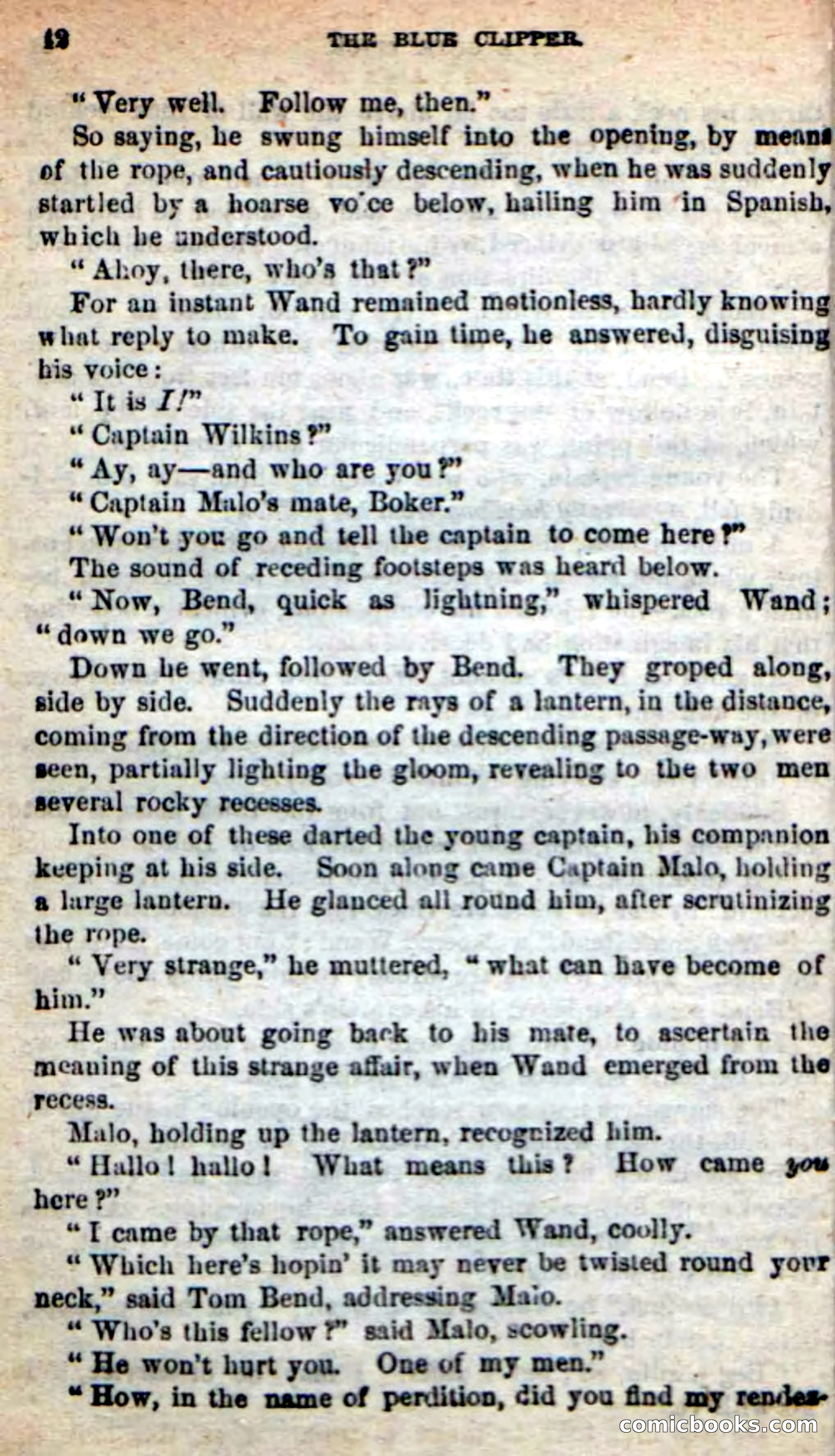 Beadle's New Dime Novels: The Blue Clipper — page 38 of 98