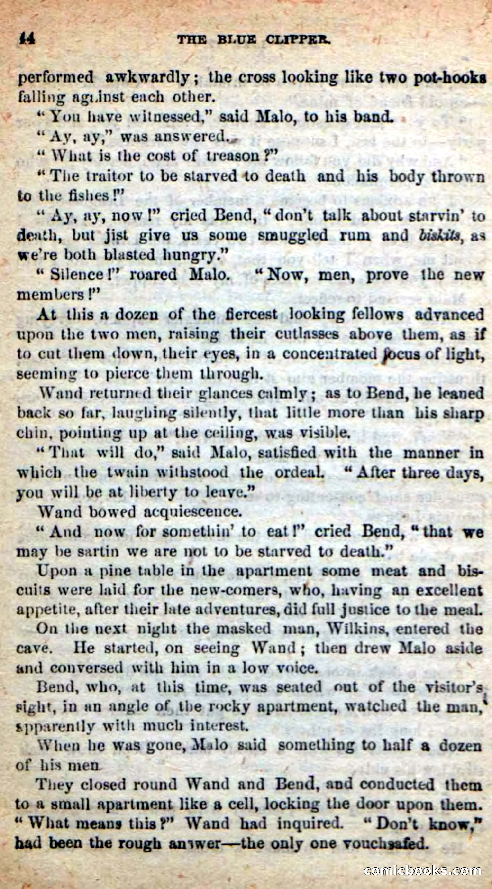 Beadle's New Dime Novels: The Blue Clipper — page 40 of 98