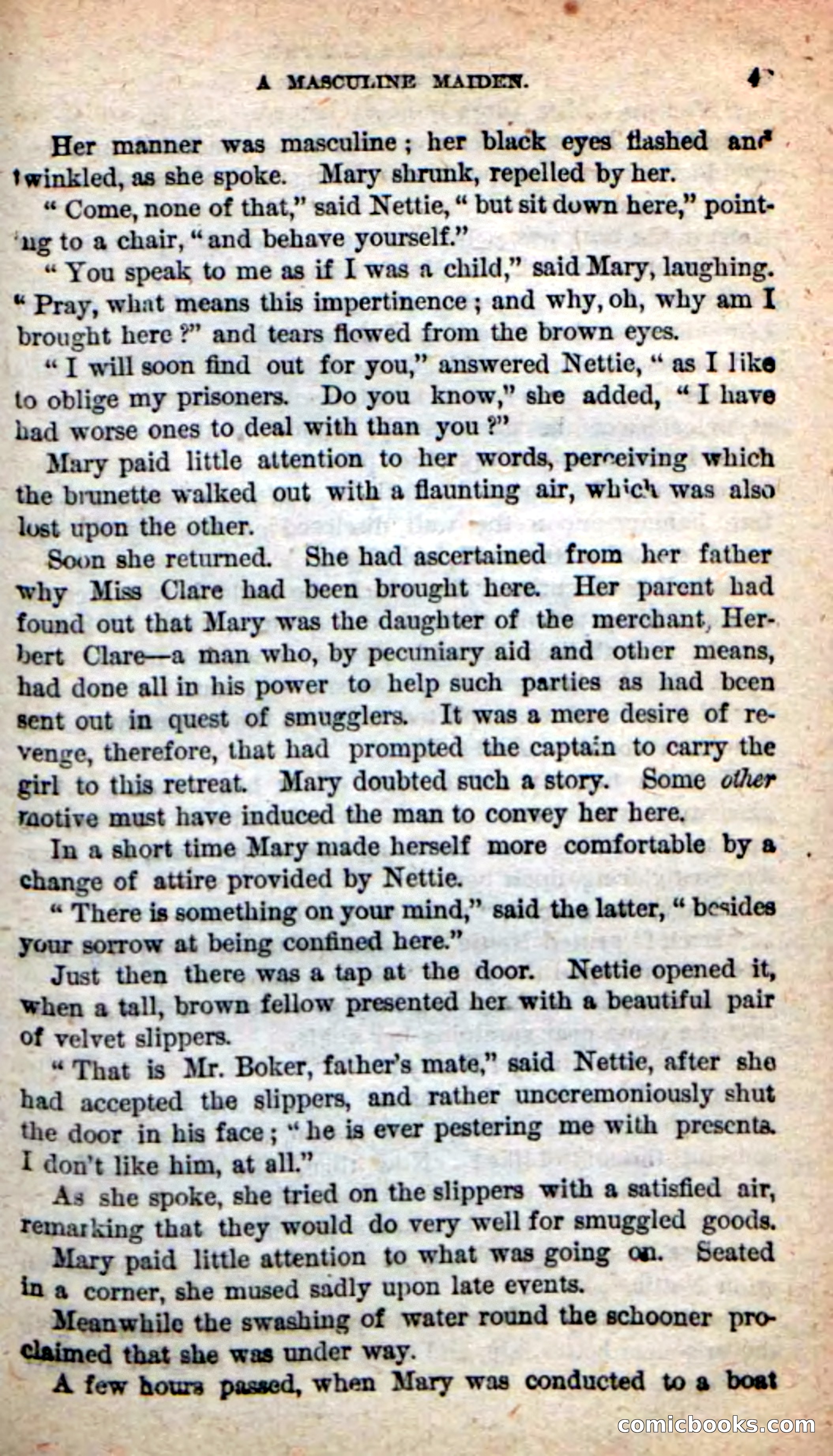 Beadle's New Dime Novels: The Blue Clipper — page 43 of 98