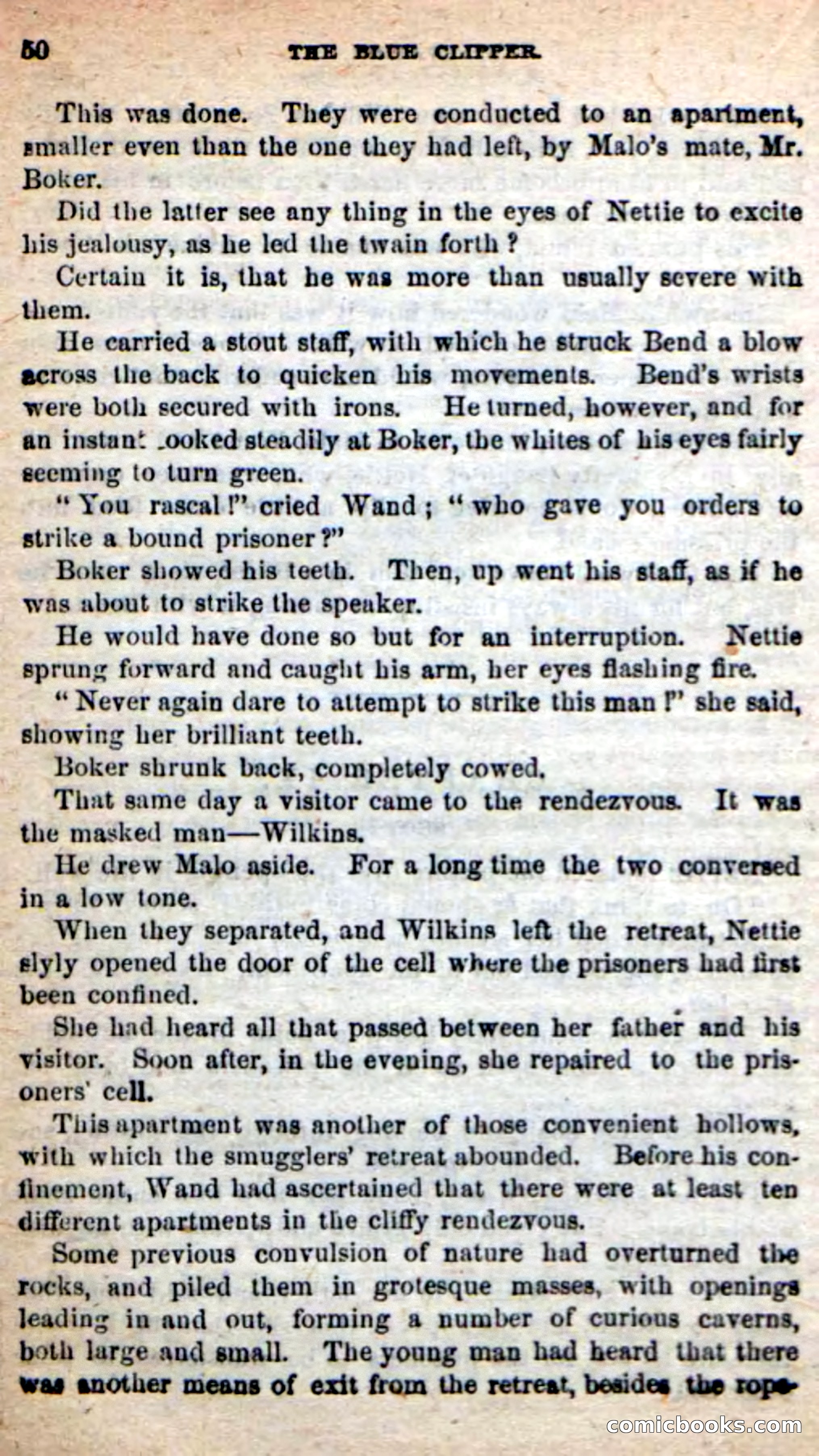 Beadle's New Dime Novels: The Blue Clipper — page 46 of 98