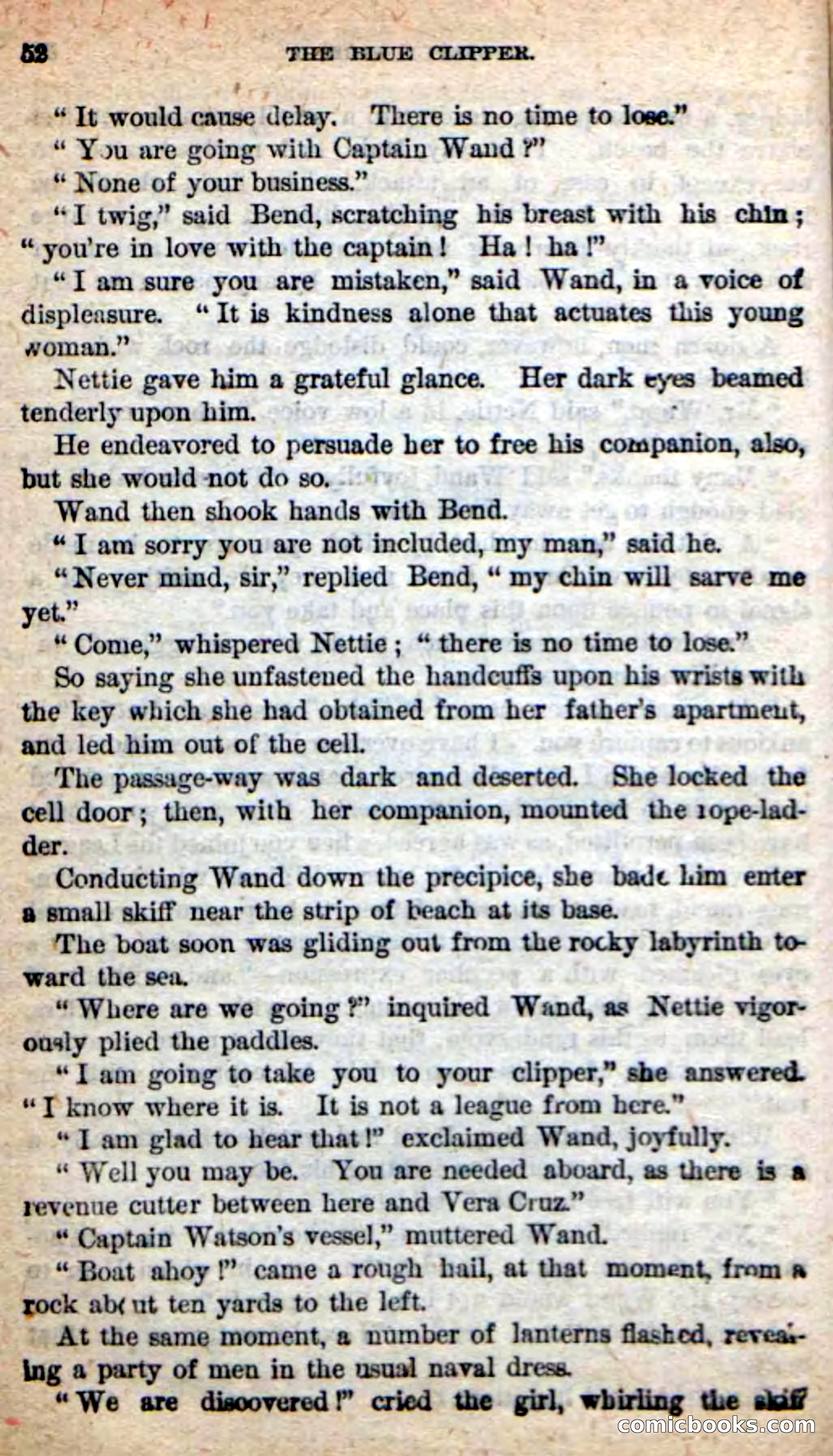 Beadle's New Dime Novels: The Blue Clipper — page 48 of 98