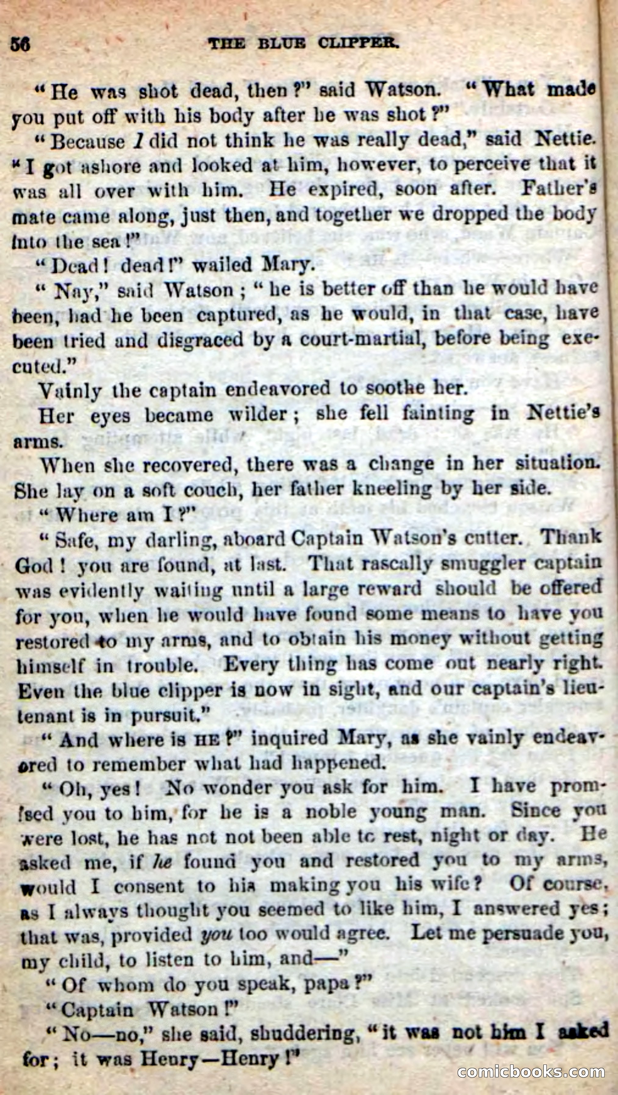 Beadle's New Dime Novels: The Blue Clipper — page 52 of 98