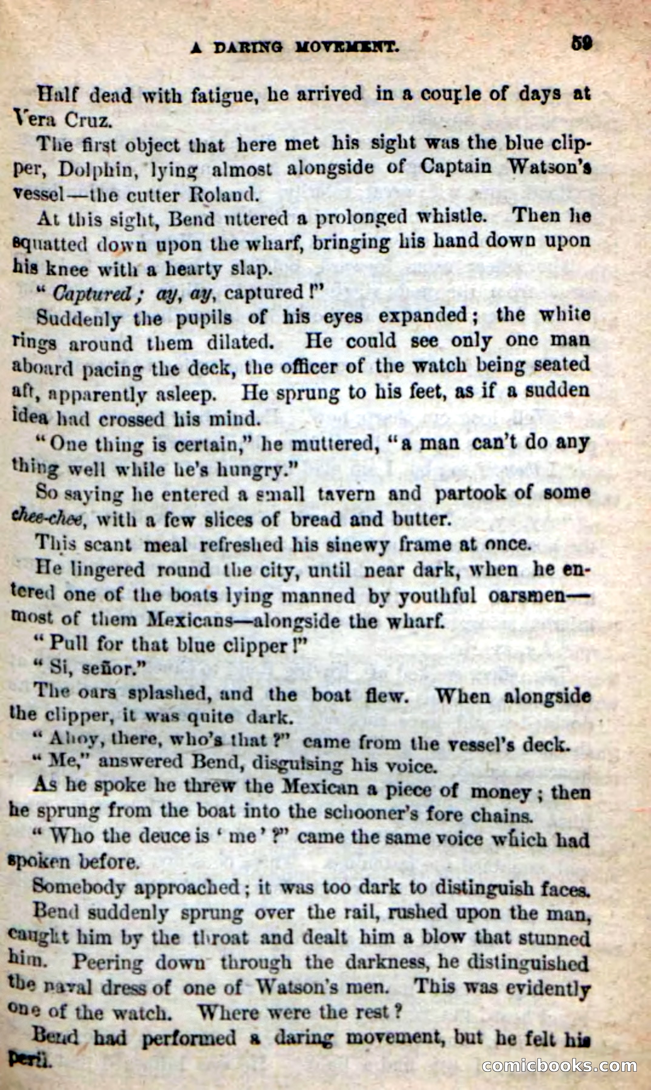 Beadle's New Dime Novels: The Blue Clipper — page 55 of 98