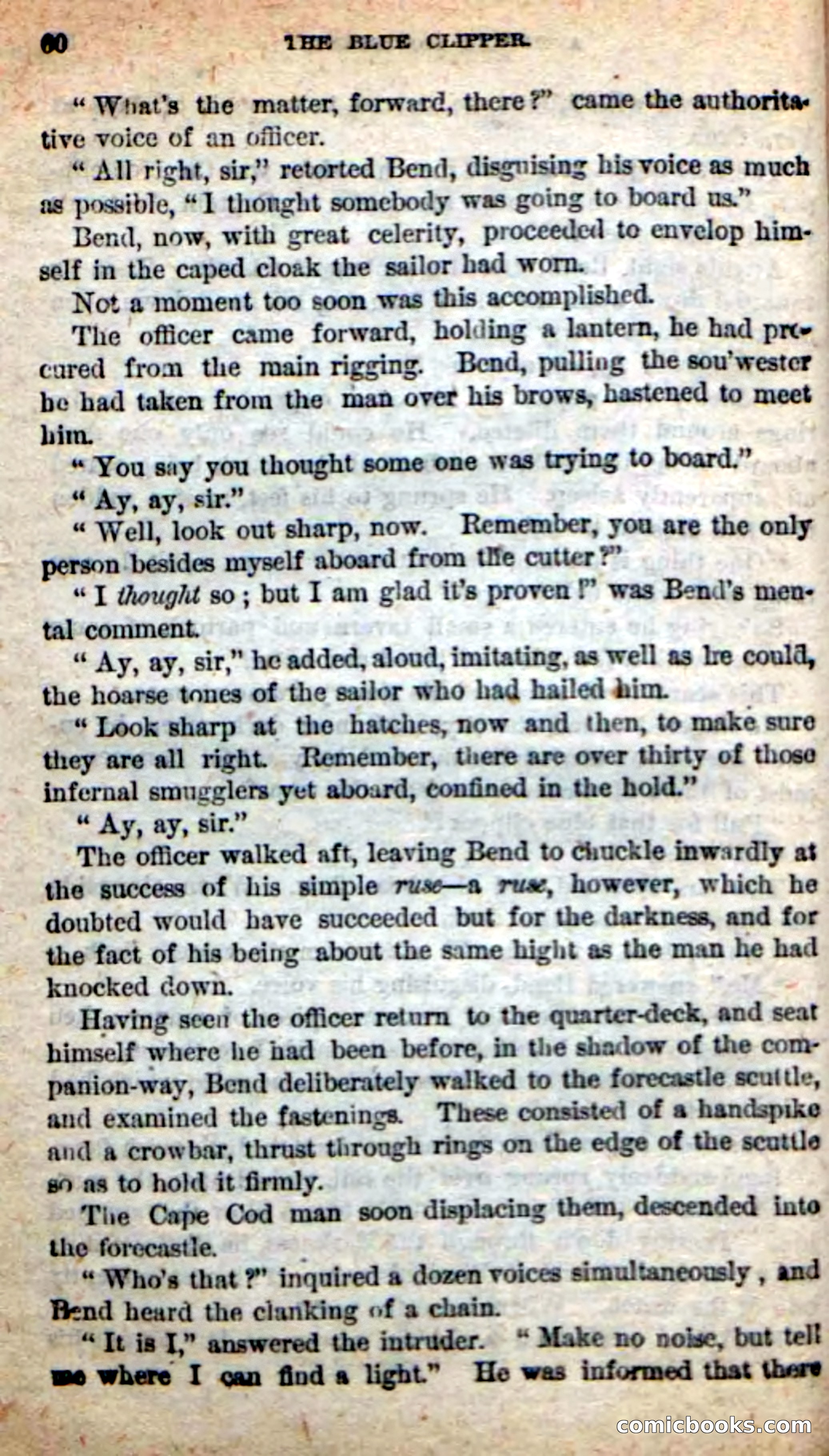 Beadle's New Dime Novels: The Blue Clipper — page 56 of 98