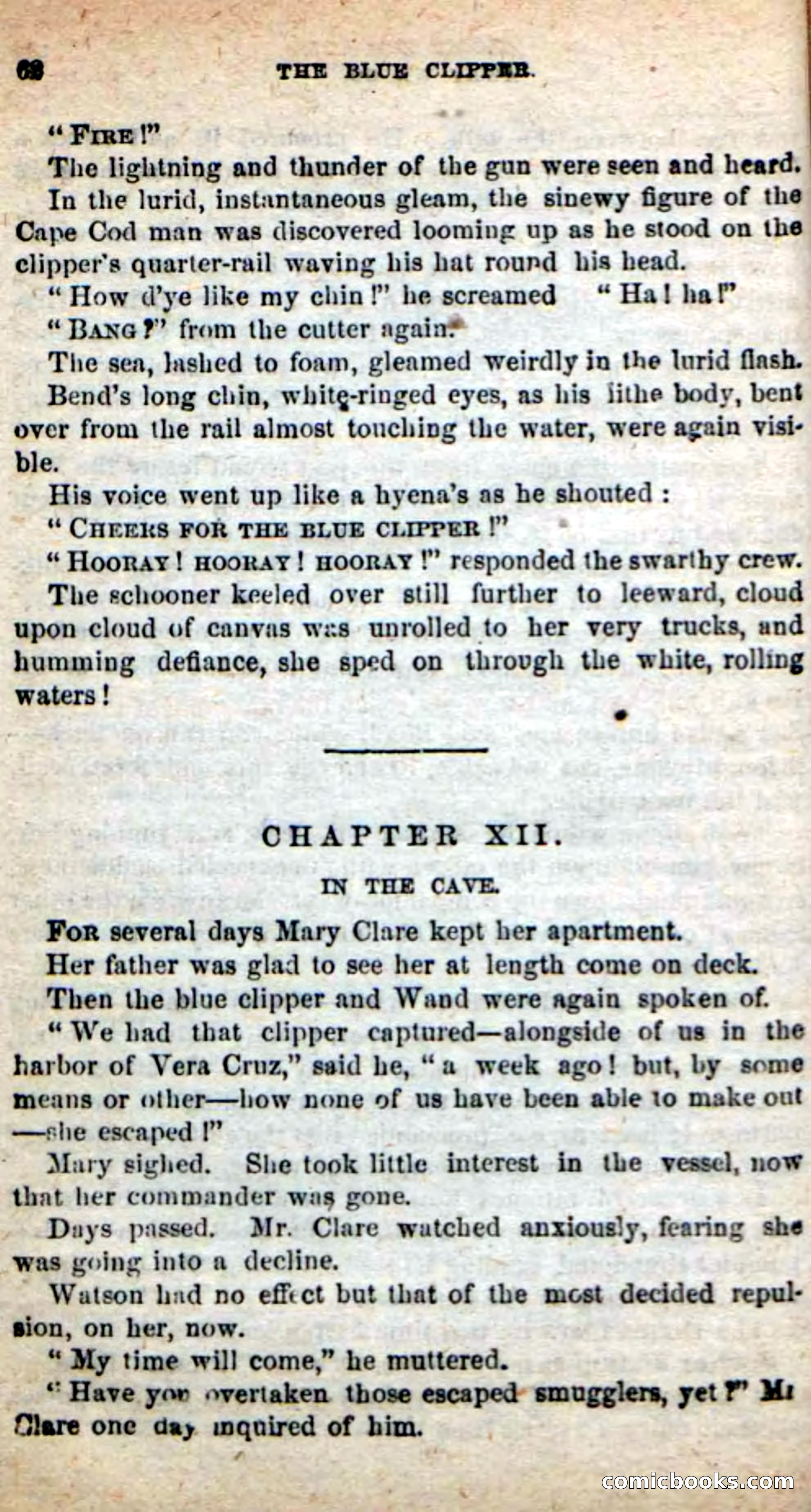 Beadle's New Dime Novels: The Blue Clipper — page 58 of 98