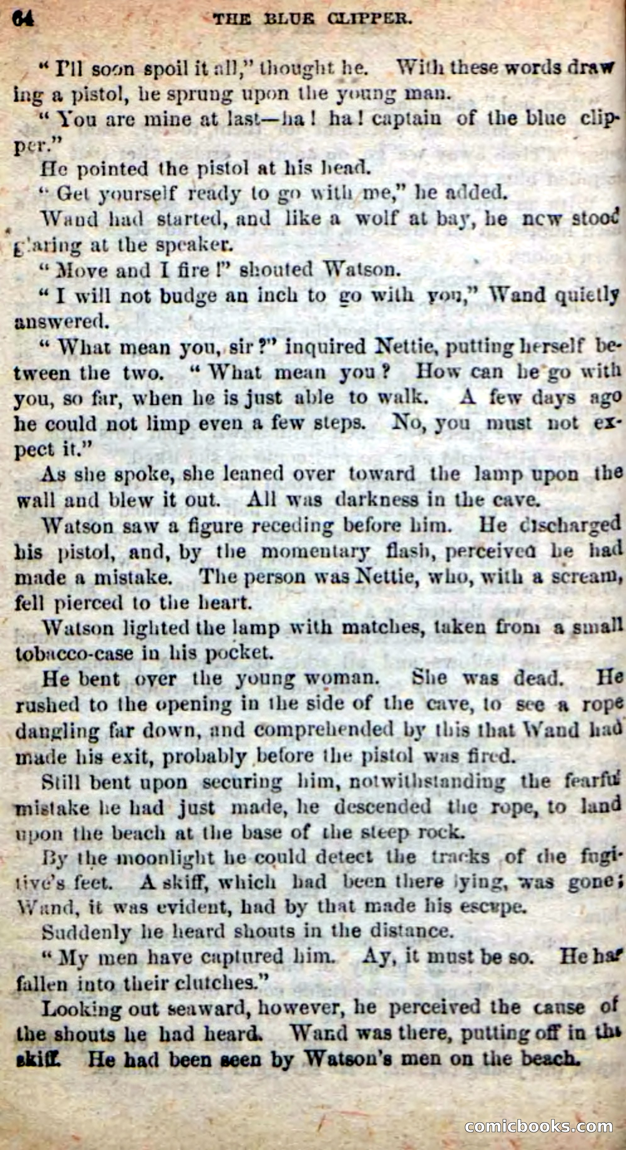 Beadle's New Dime Novels: The Blue Clipper — page 60 of 98