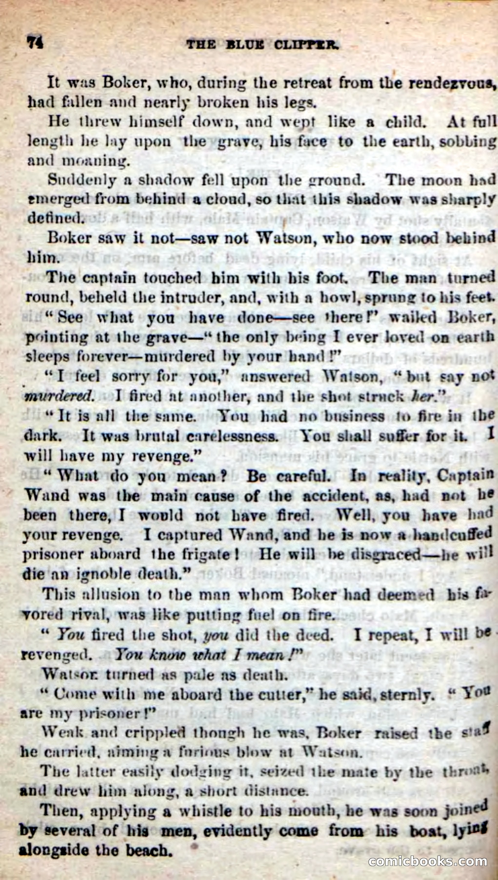 Beadle's New Dime Novels: The Blue Clipper — page 70 of 98