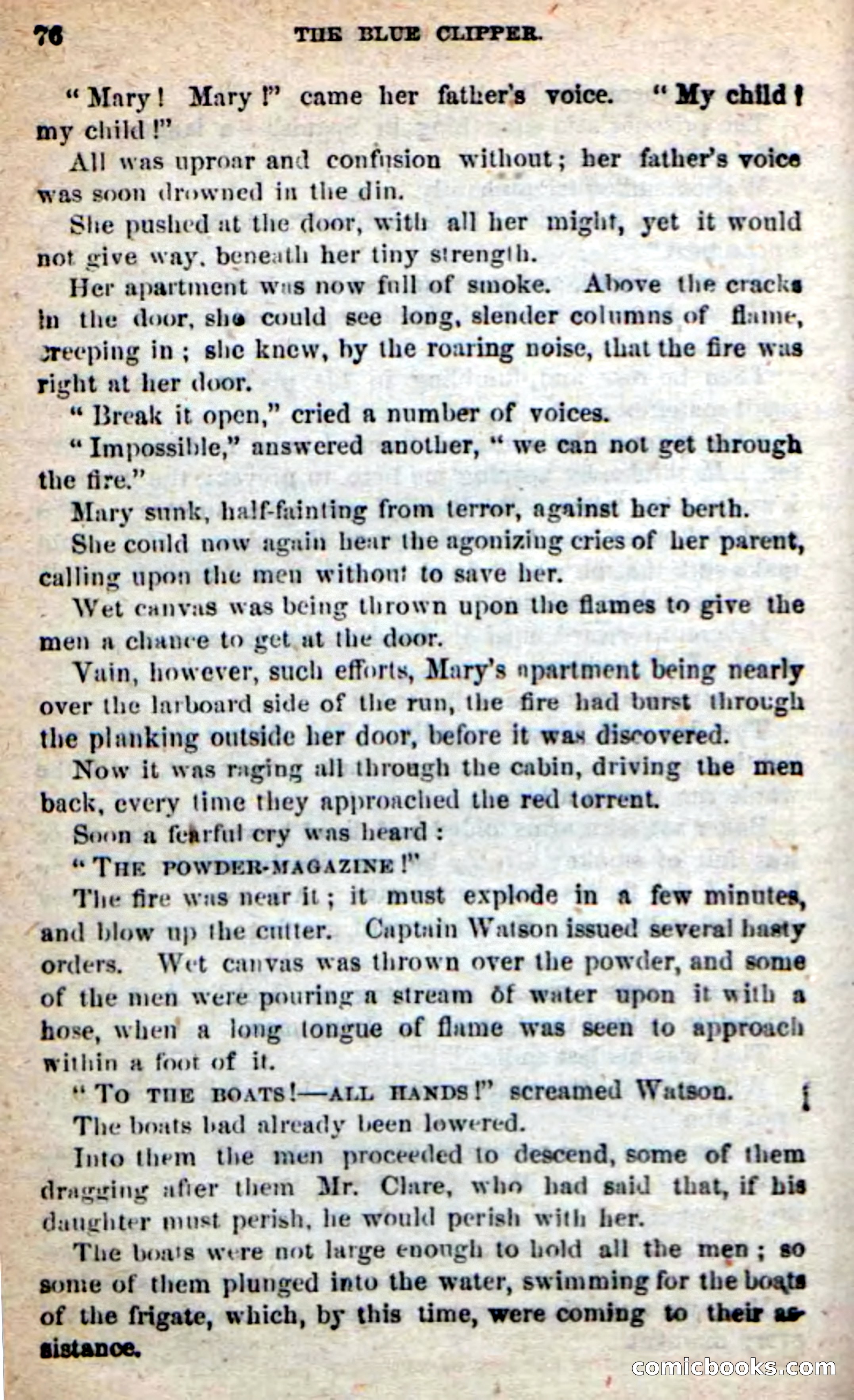 Beadle's New Dime Novels: The Blue Clipper — page 72 of 98