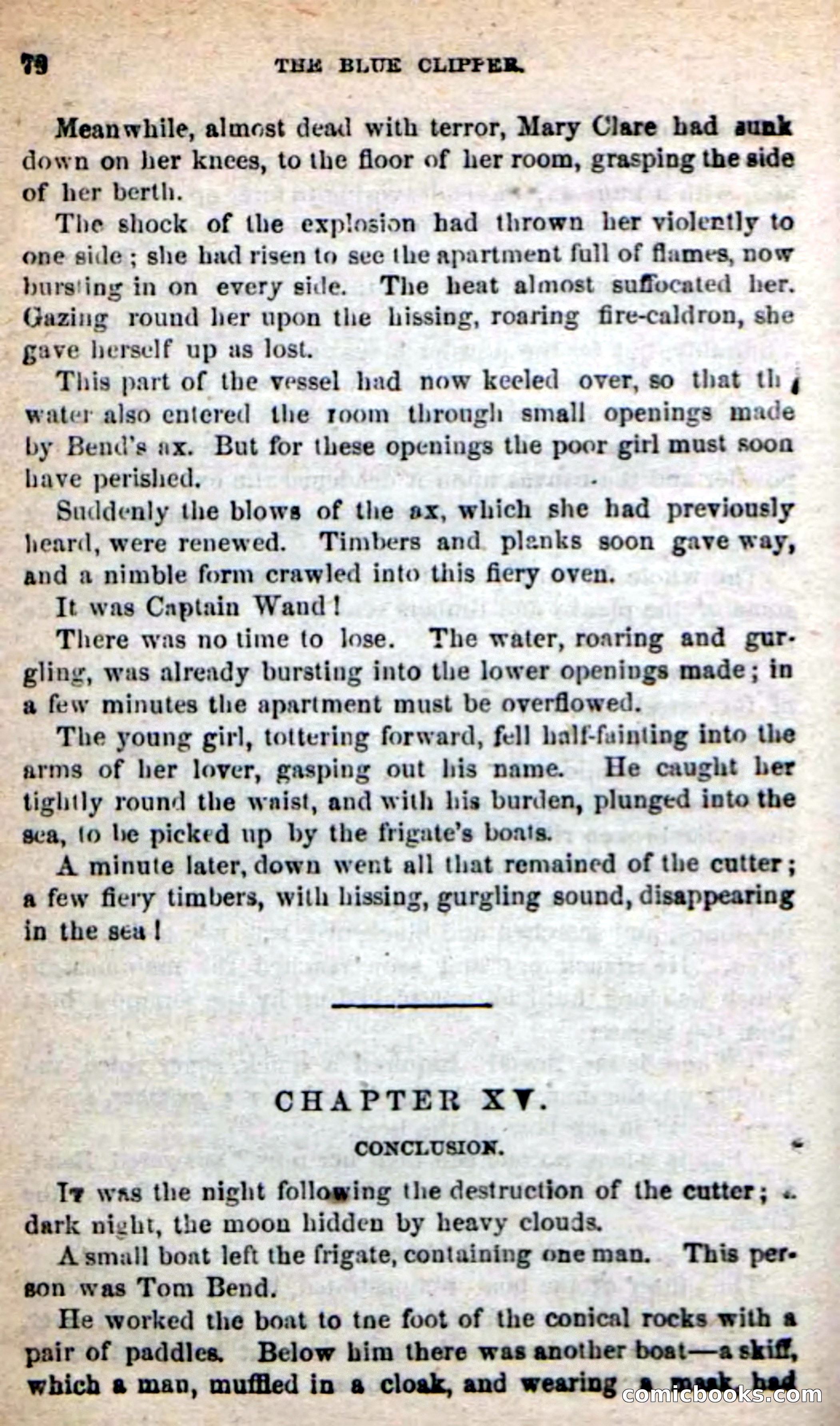 Beadle's New Dime Novels: The Blue Clipper — page 74 of 98