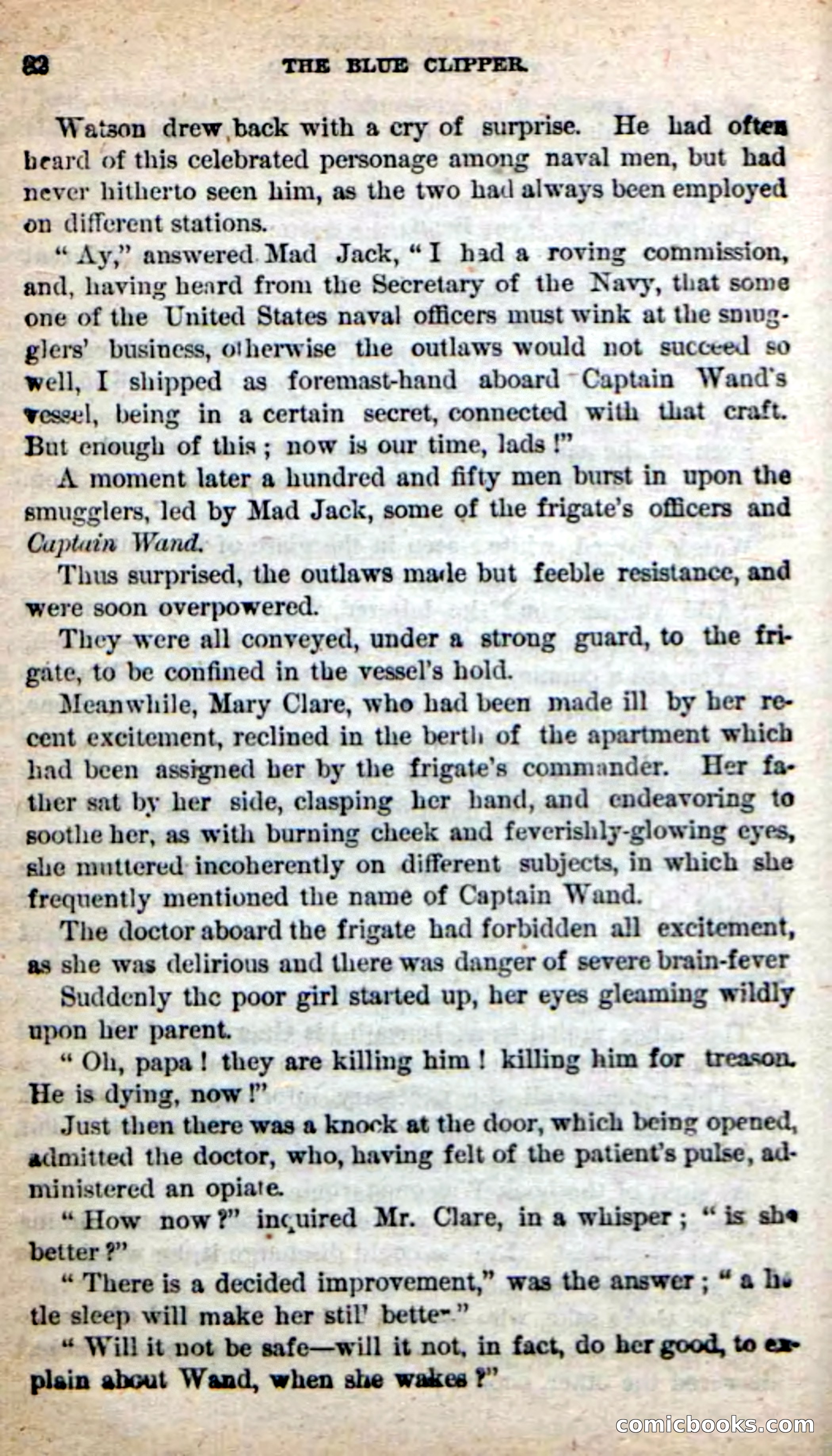 Beadle's New Dime Novels: The Blue Clipper — page 78 of 98