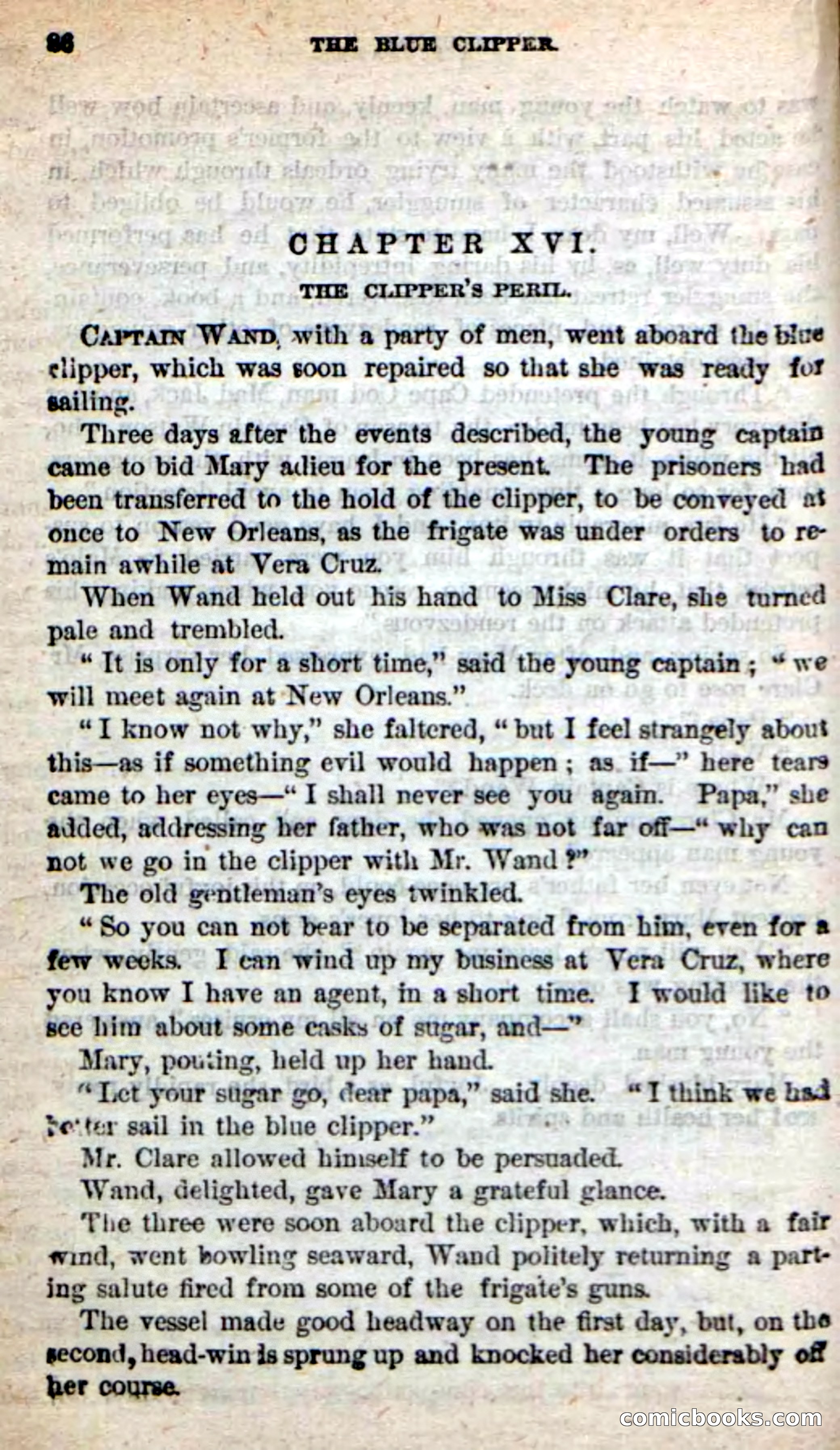 Beadle's New Dime Novels: The Blue Clipper — page 82 of 98