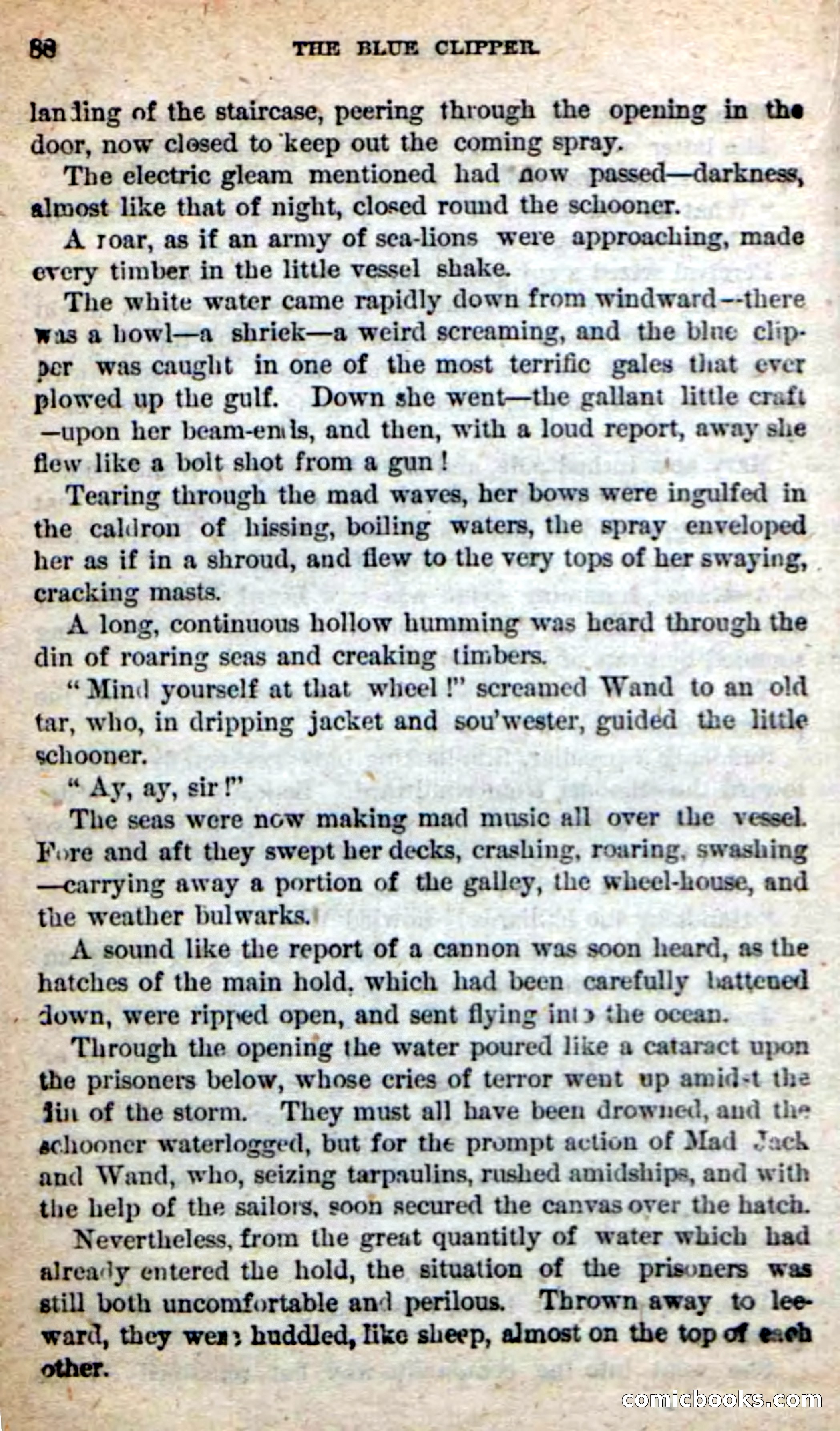 Beadle's New Dime Novels: The Blue Clipper — page 84 of 98