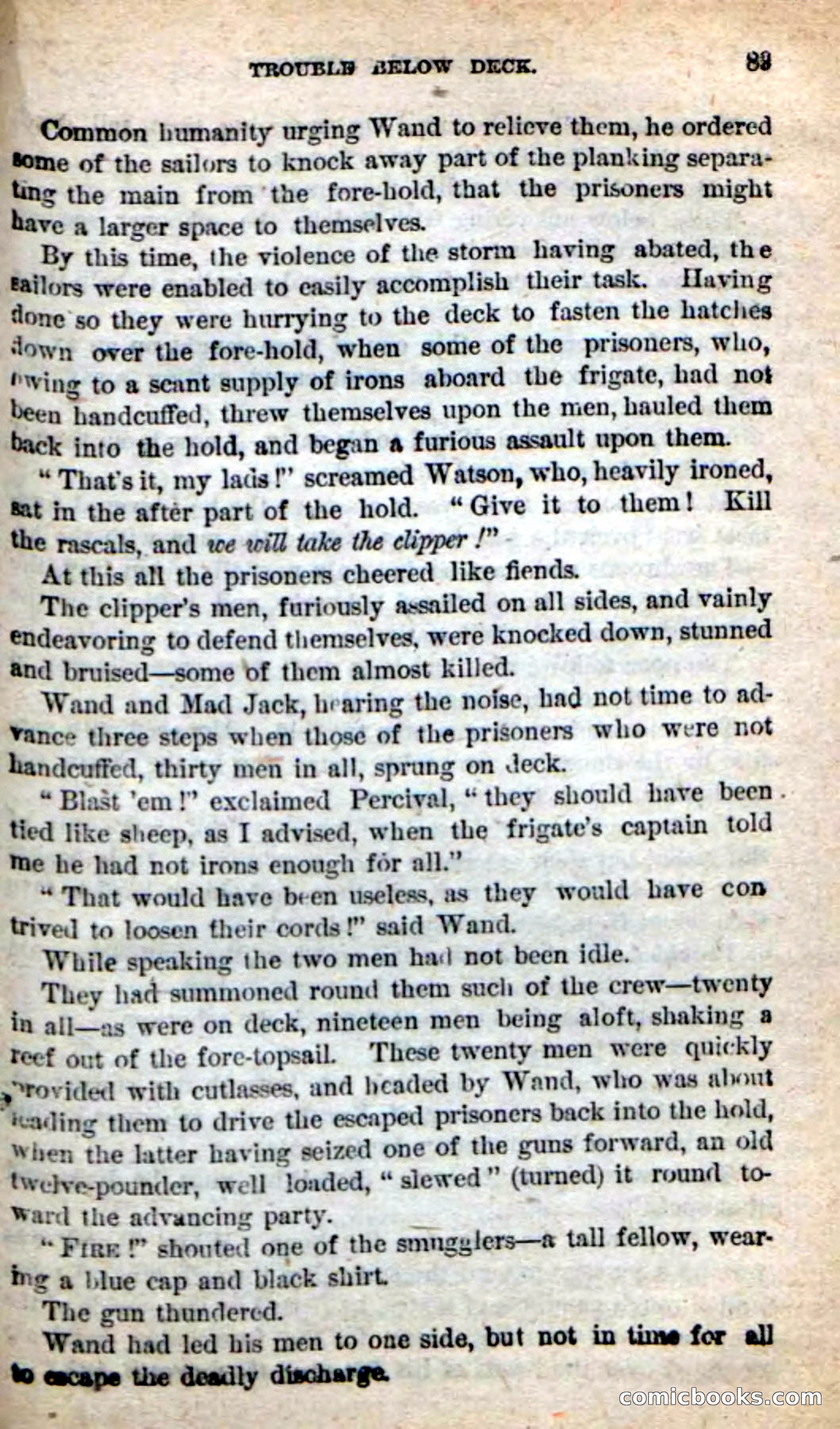 Beadle's New Dime Novels: The Blue Clipper — page 85 of 98